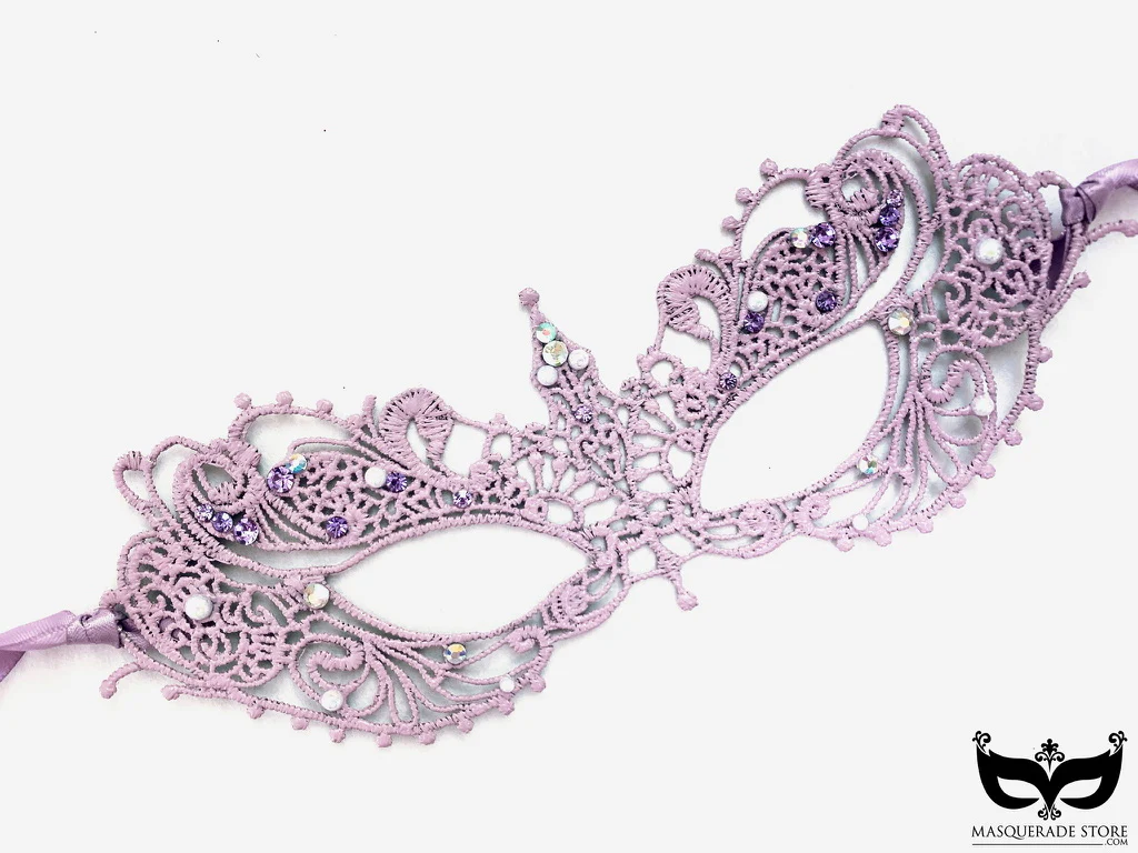 Ana Lace Mask - Lavender - Image 2