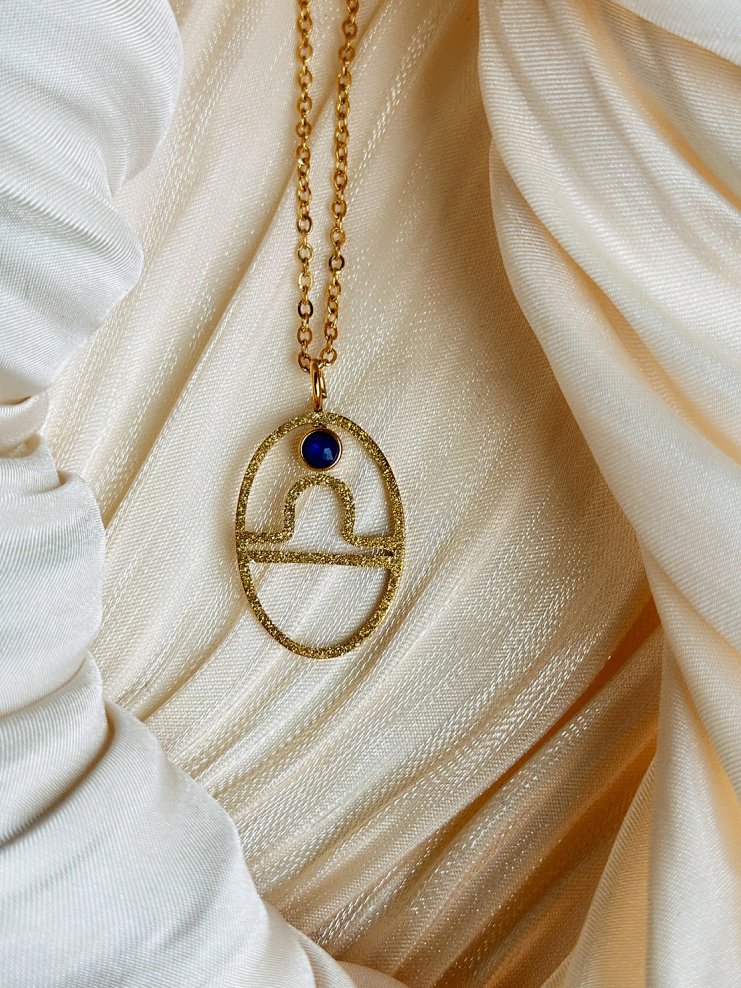 Libra - Zodiac Necklace (Gold) - Image 2
