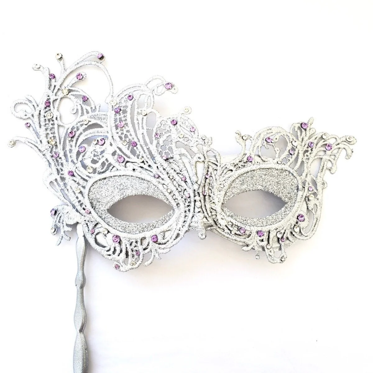 Venetian Eye Shimmer Mask - Black - Image 5