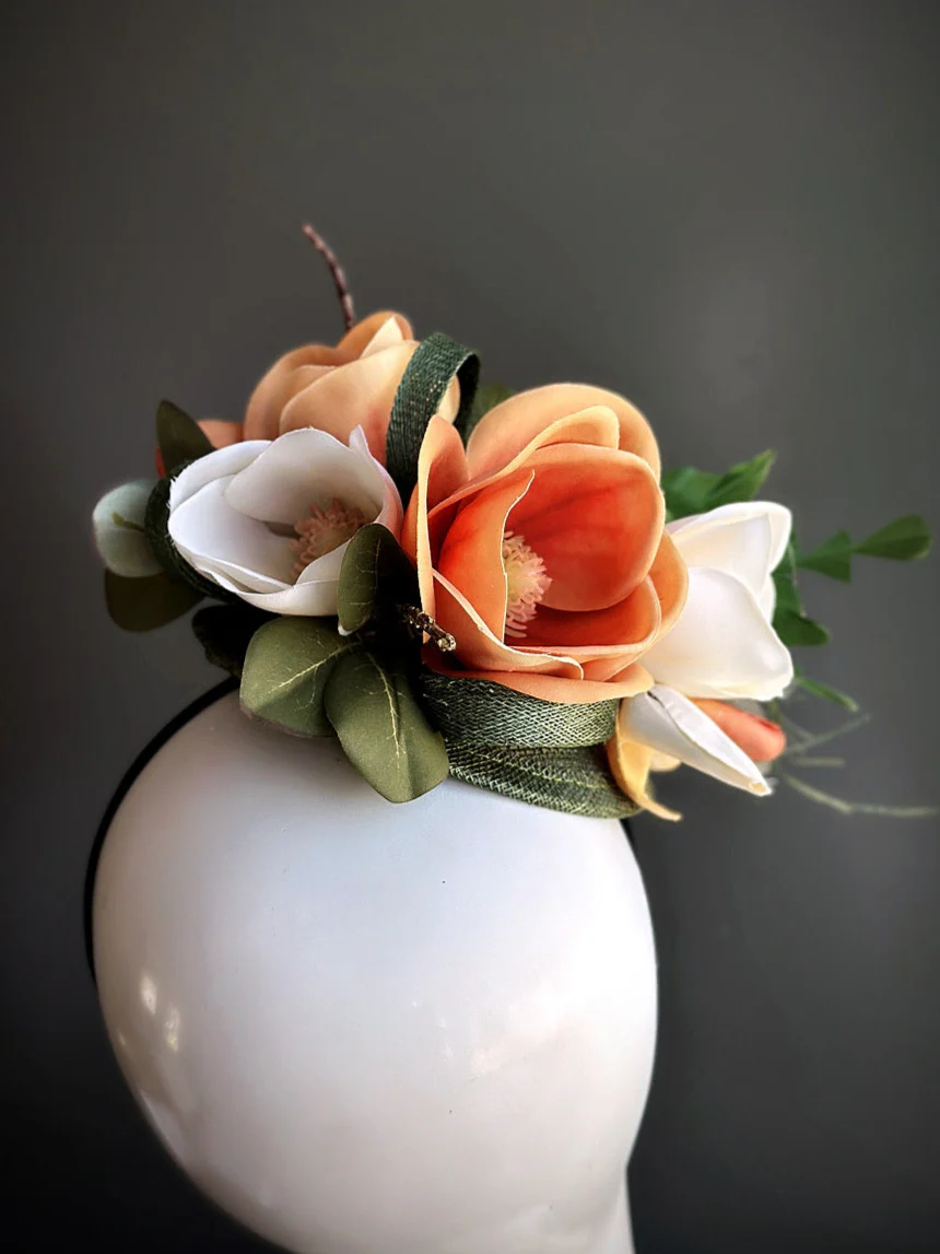 Magnolia Garden - Fascinator Hat - Image 2