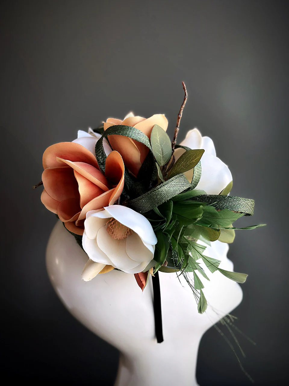 Magnolia Garden - Fascinator Hat - Image 4