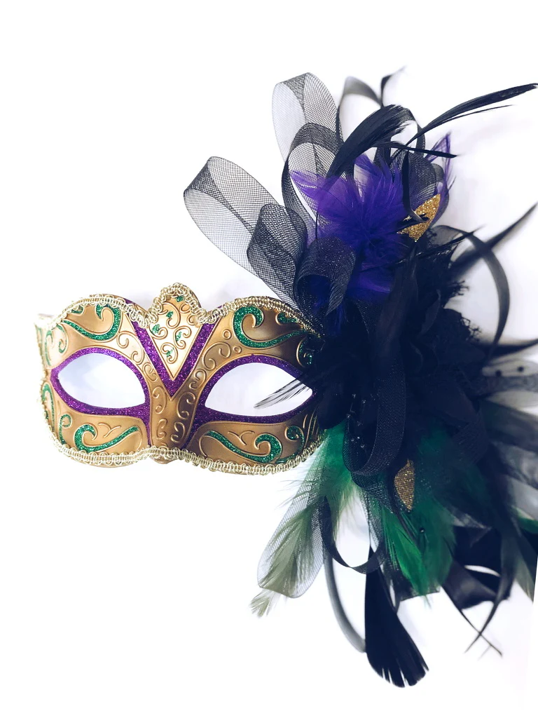 Mardi Gras Women’s Colorful Mask - Image 2