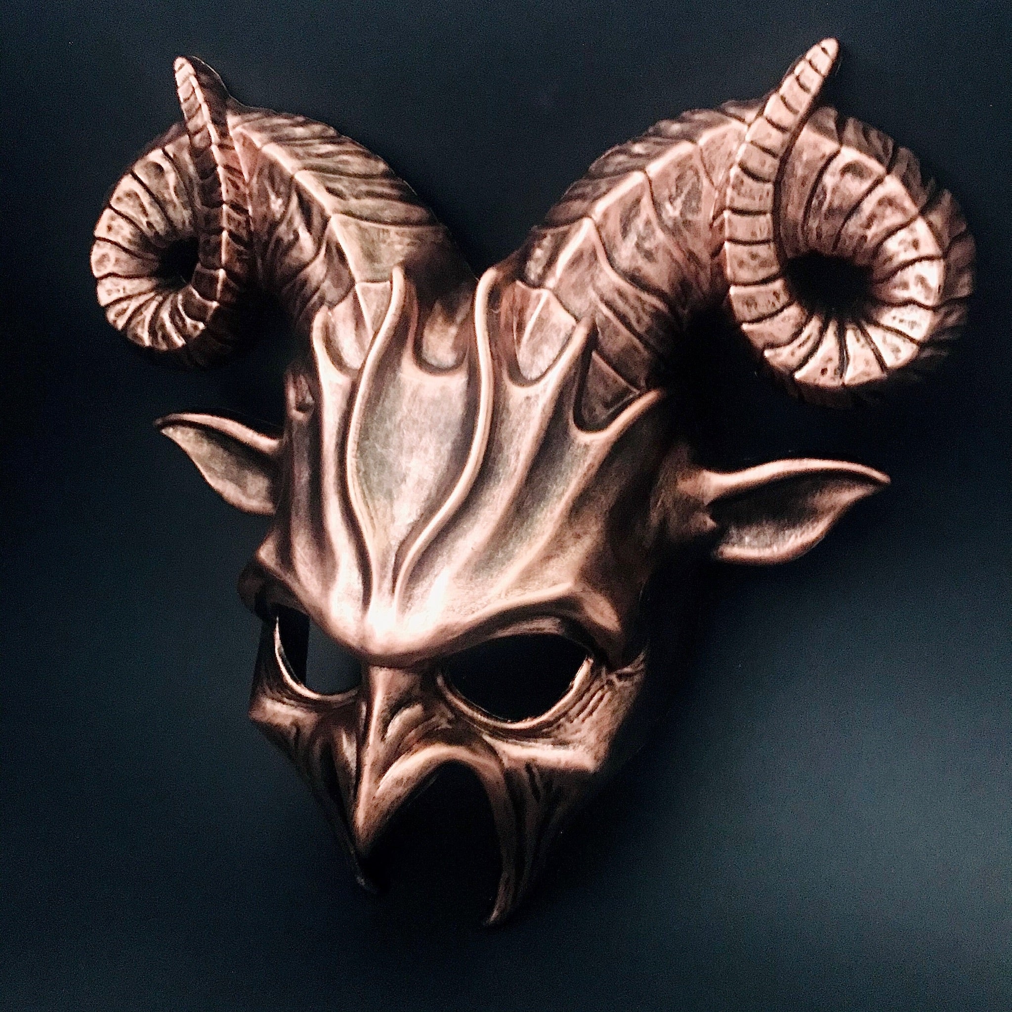 Baphomet Horned Masquerade Mask - Image 8