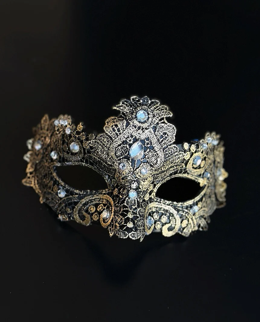 Brocade Noir - Black & Gold - Image 2