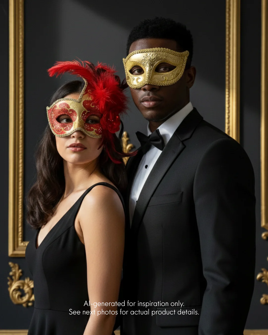 Gold/Red Mask Set - Image 2