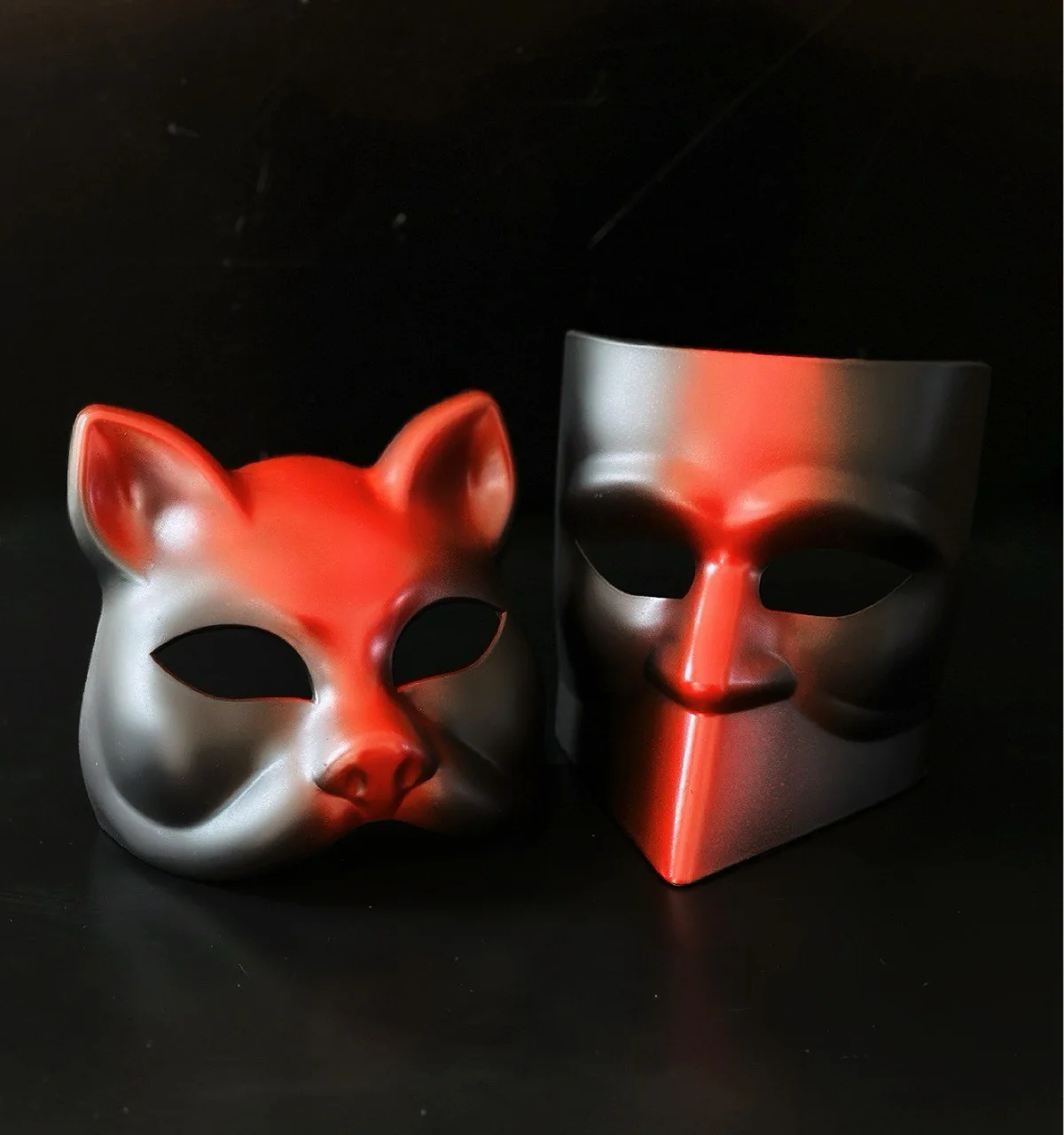Dual Eclipse -Red/Black Pair