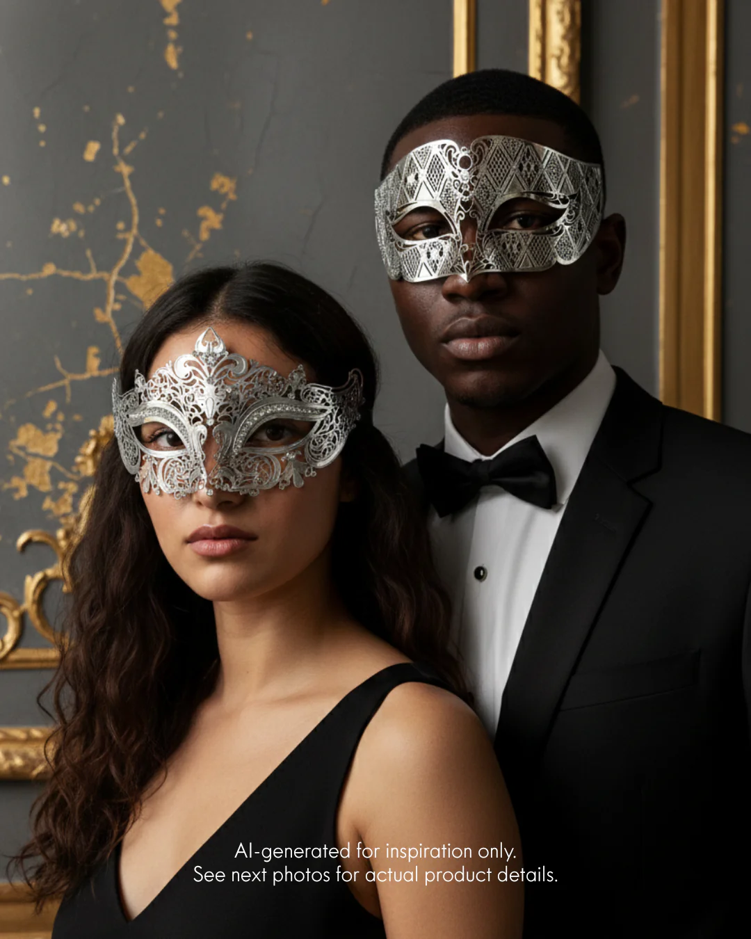 Gala in Silver Mask Duo - Image 2
