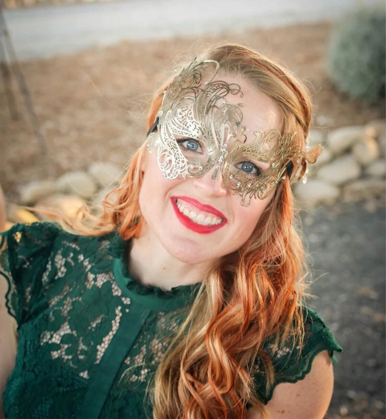 Swan Metal Mask - Many Colors - Image 2