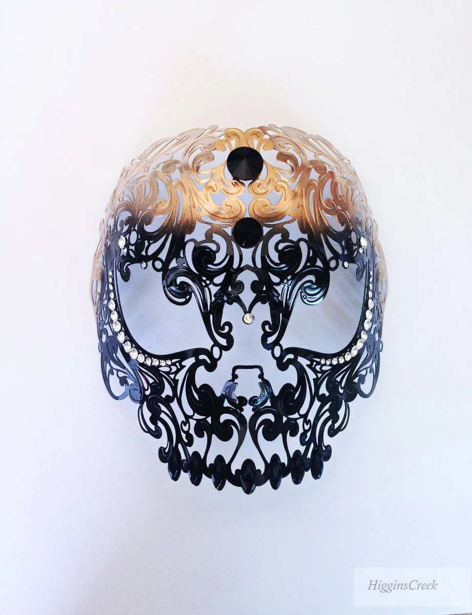 Metal Skull Mask - Ombre Colors - Image 3