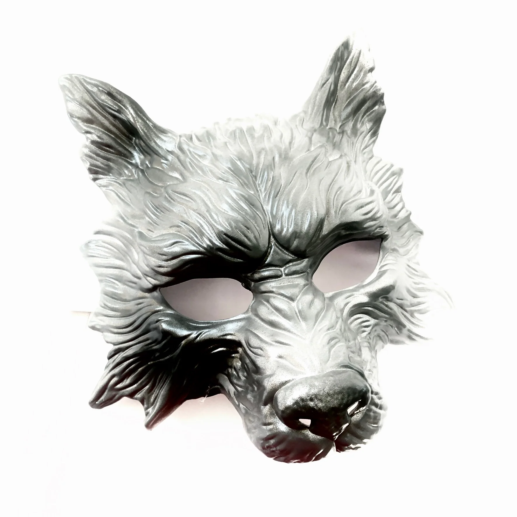 Werewolf  Mask - Black / Ash