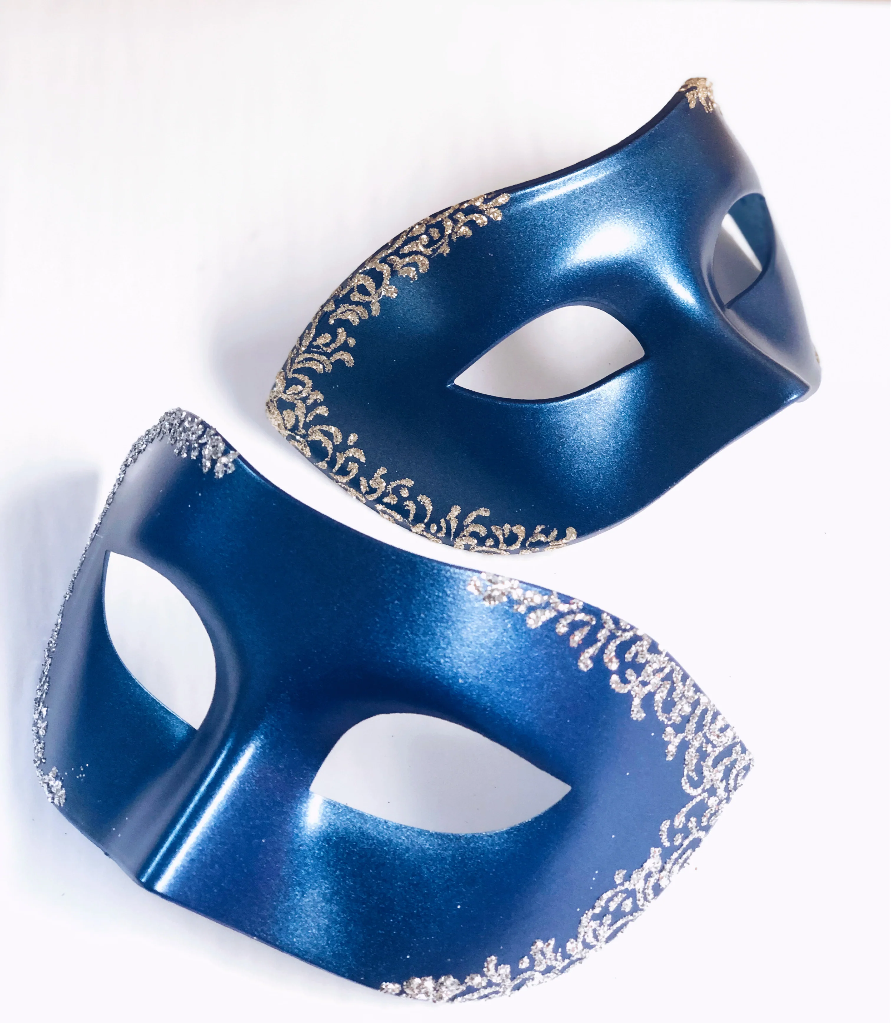 Men's Black or Blue Mask - Filigree - Image 3