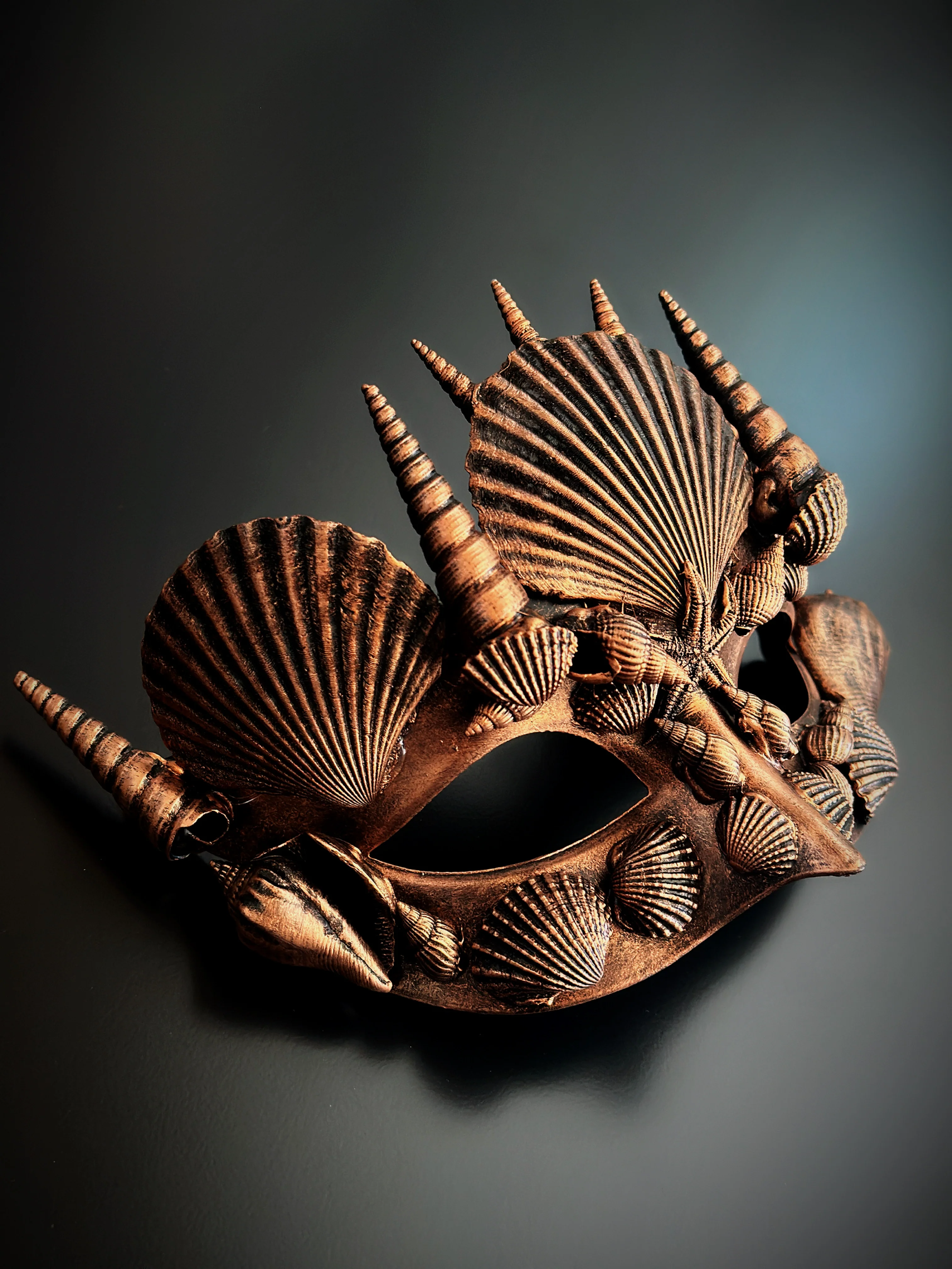 Merman Shell Mask - Copper - Image 2