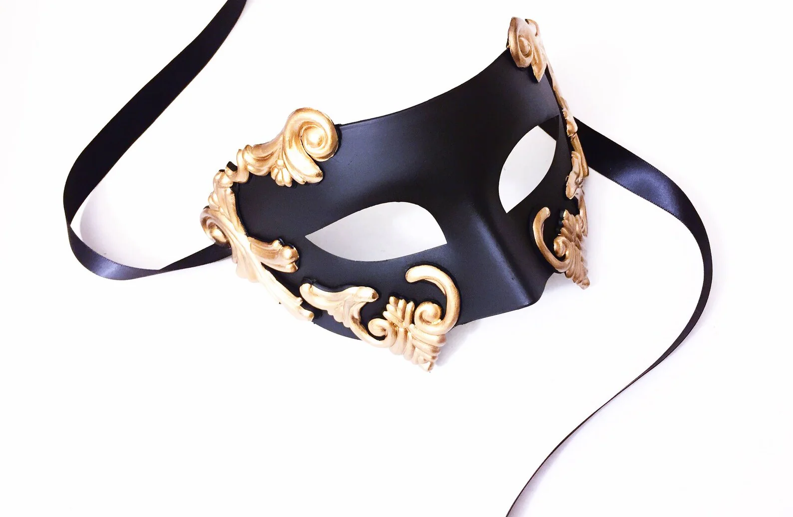 Roman Mask - Gold/Black - Image 3