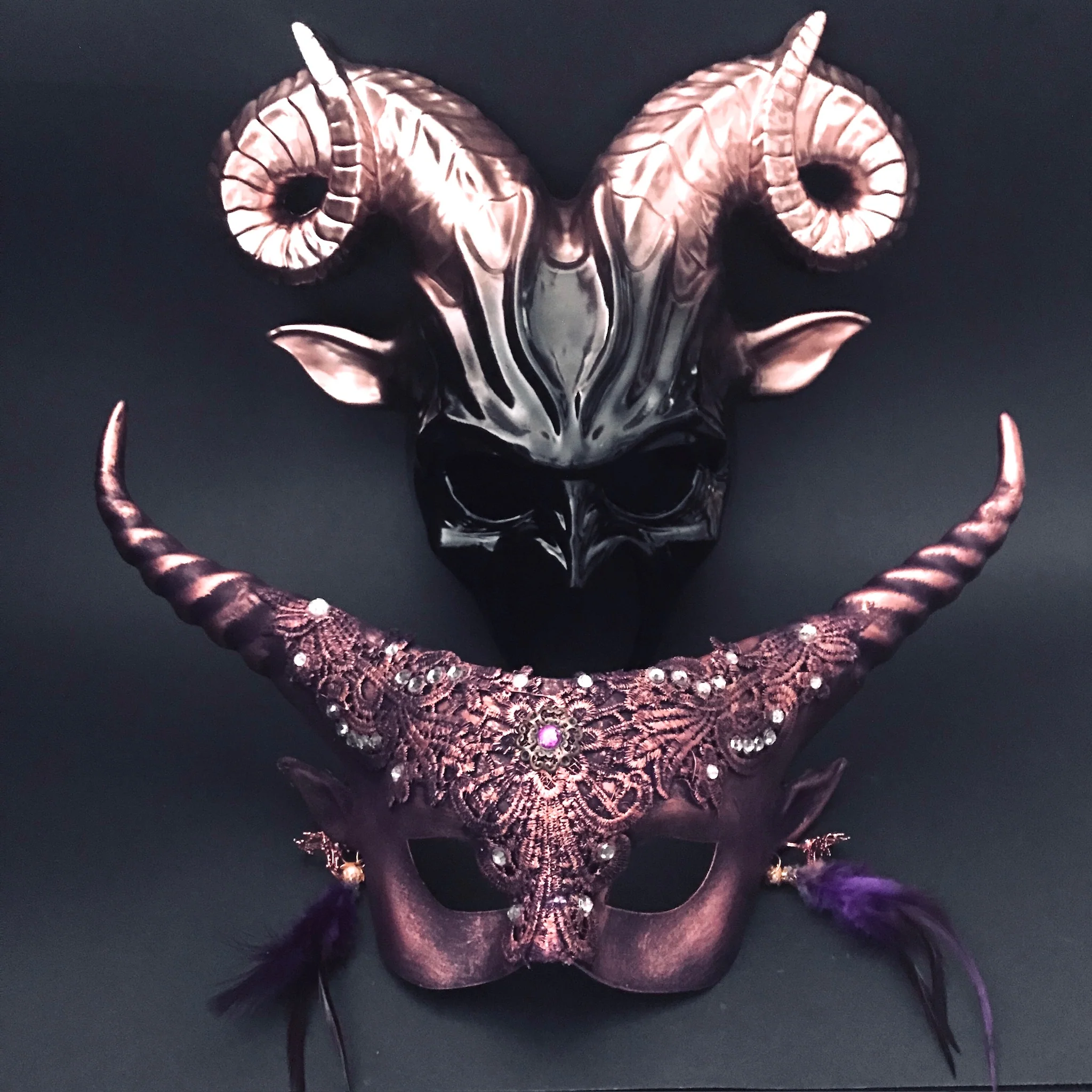 Fantasy Ram Couples - Purple/Black