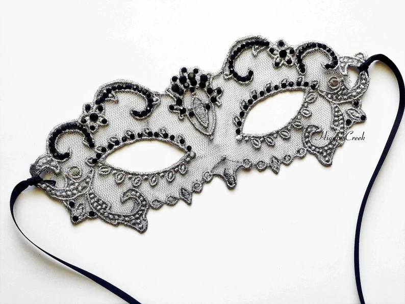 Midnight Veil Mask - Black - Image 2