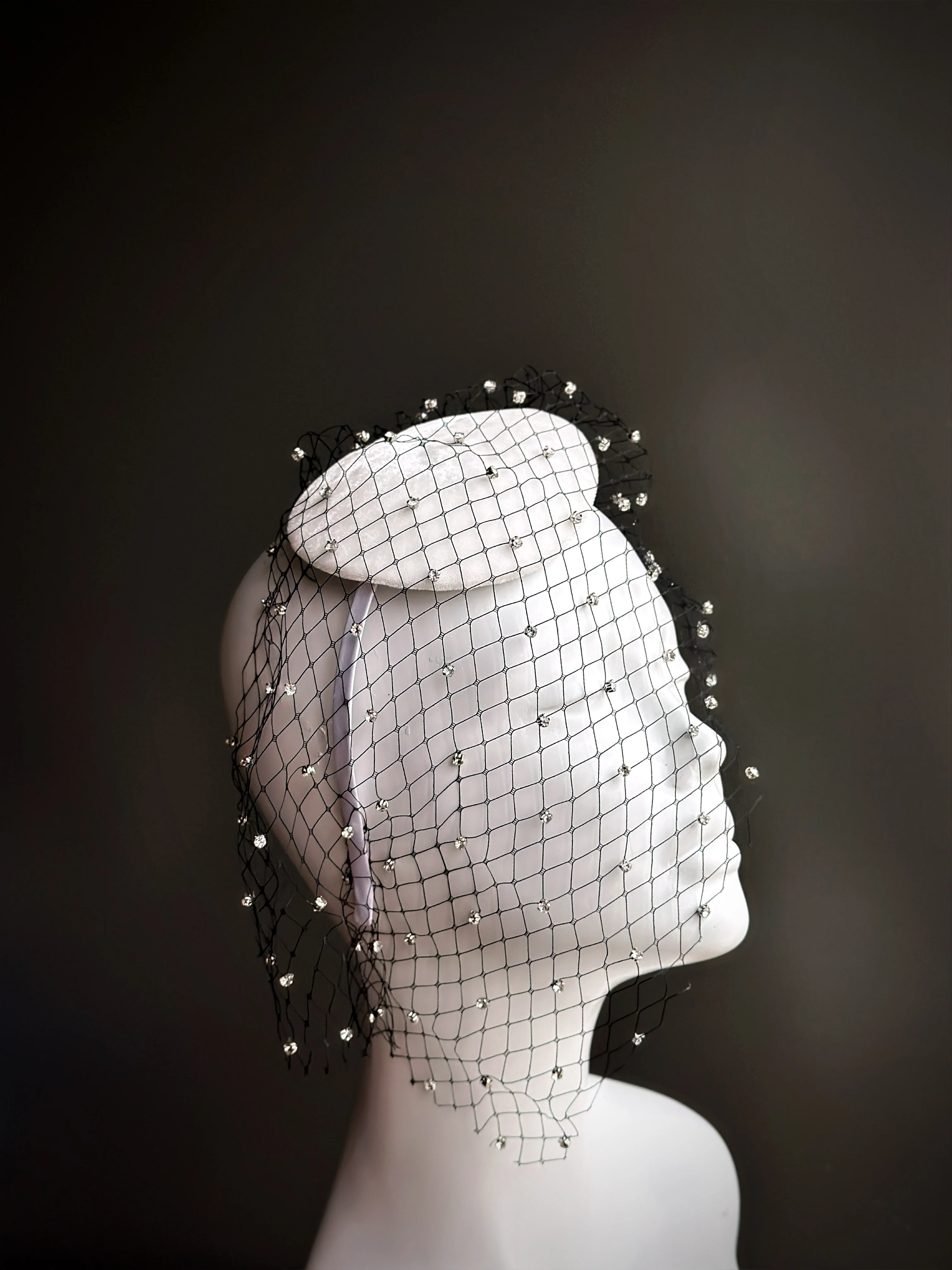 Moonveil Fascinator - White - Image 2