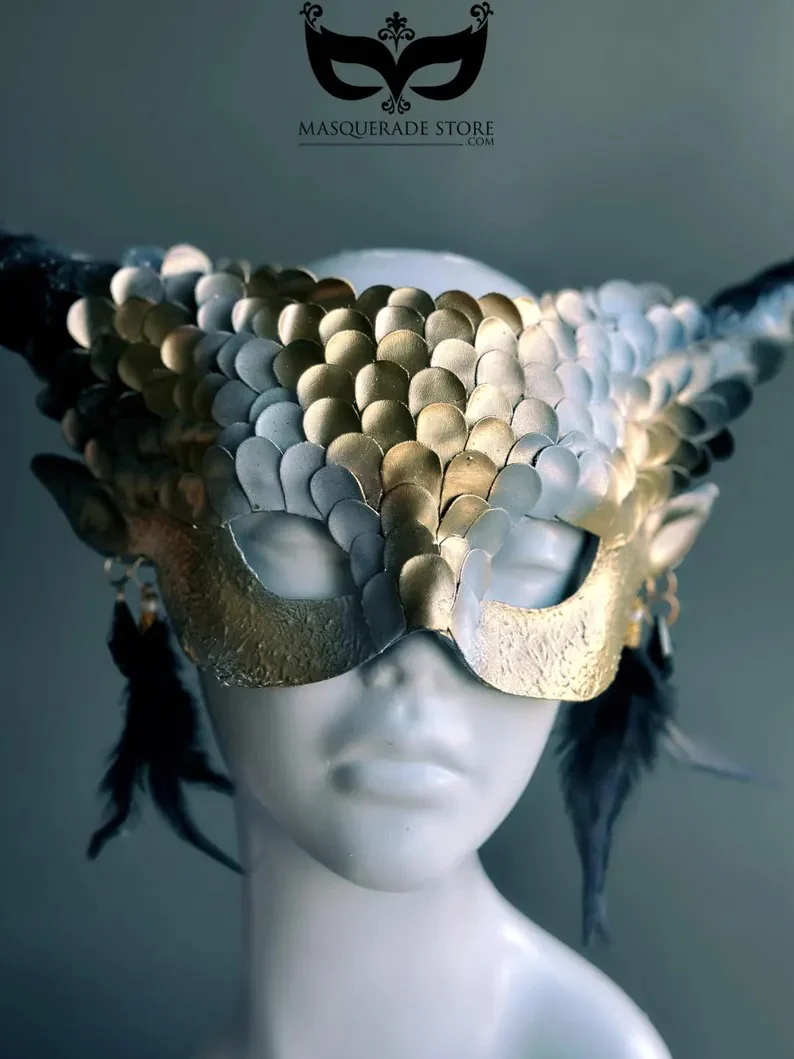 Dragon Nightspire Horn Mask- Mythic Ember - Image 2