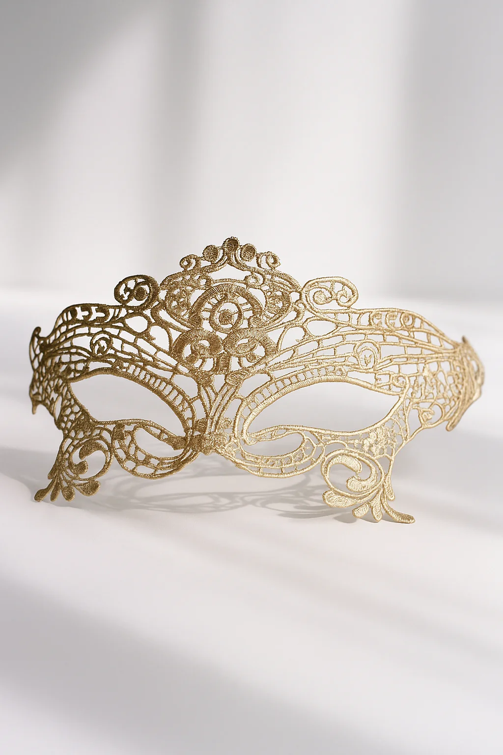 Nina Lace Mask - Gold - Image 2