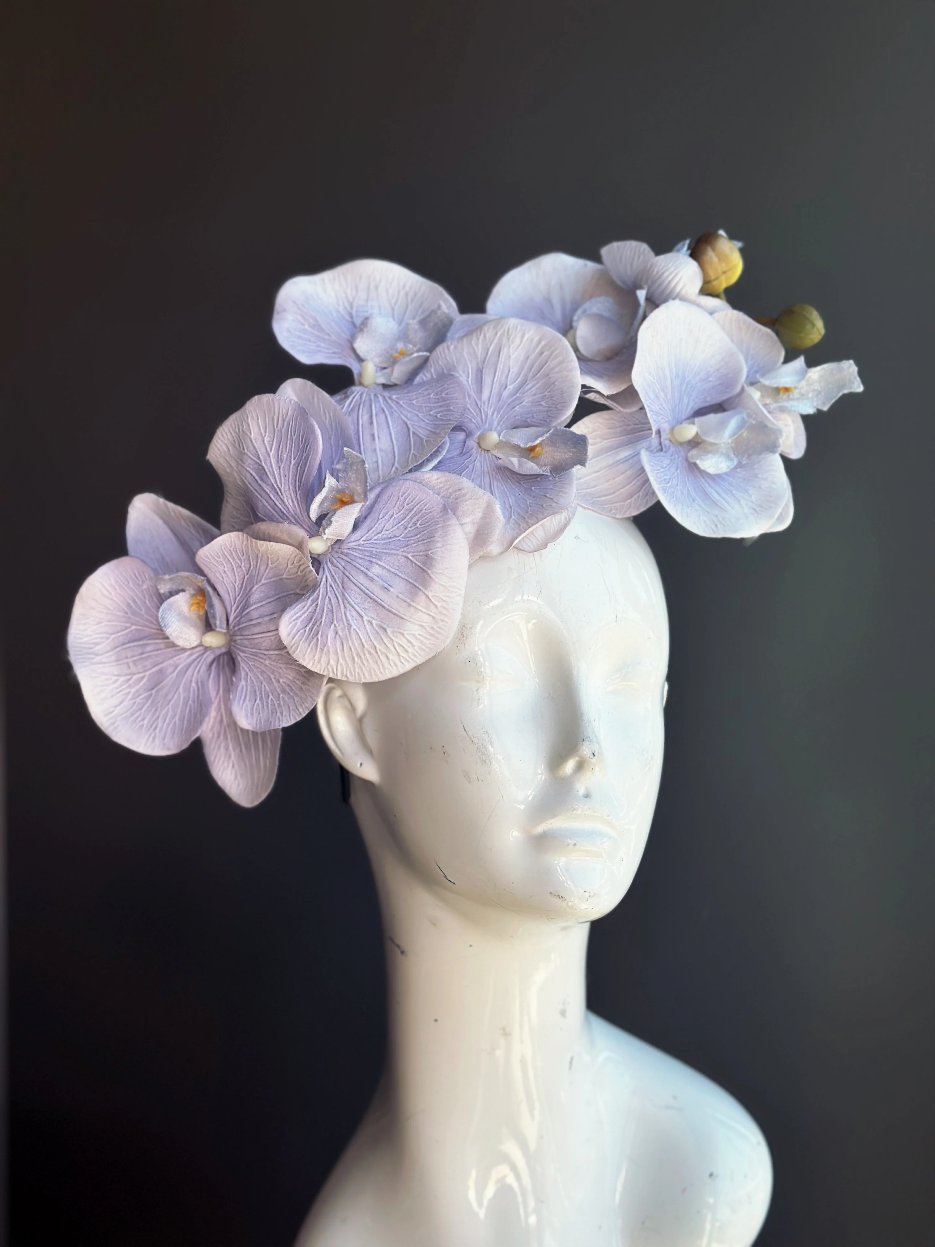 Orchid Fascinator – Lilac