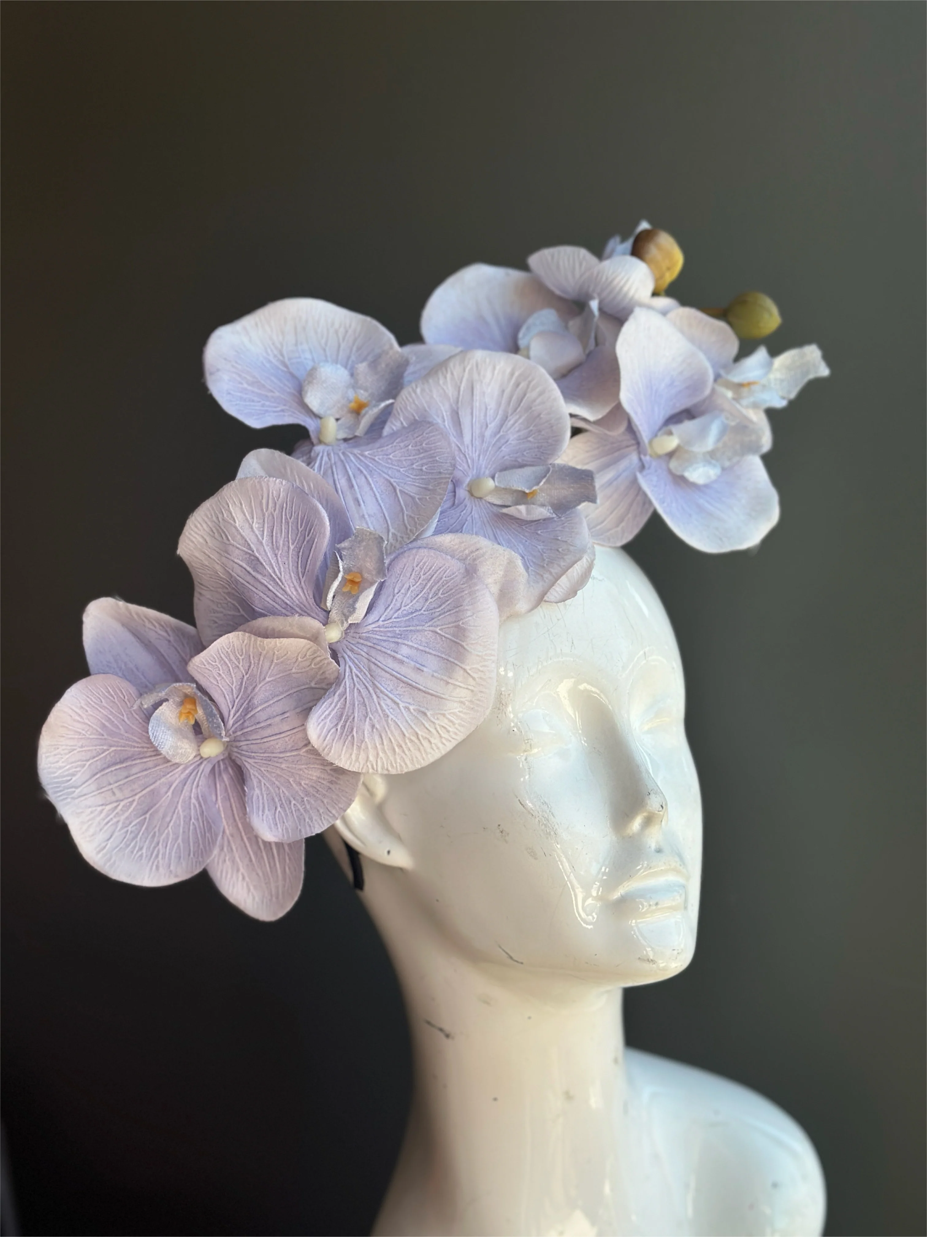 Orchid Fascinator – Lilac - Image 2