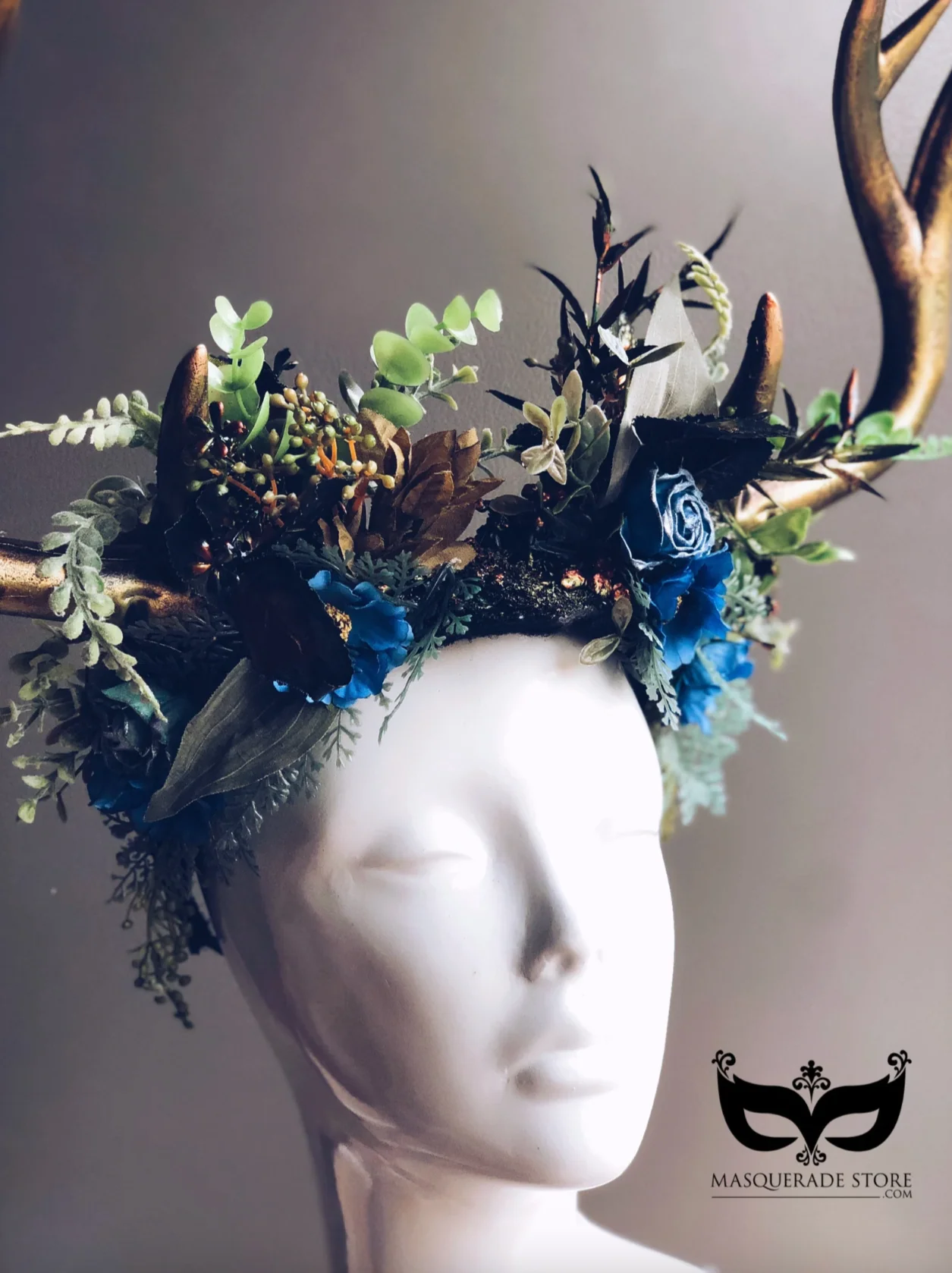 Deer Antler Headdress - Ostara - Image 2