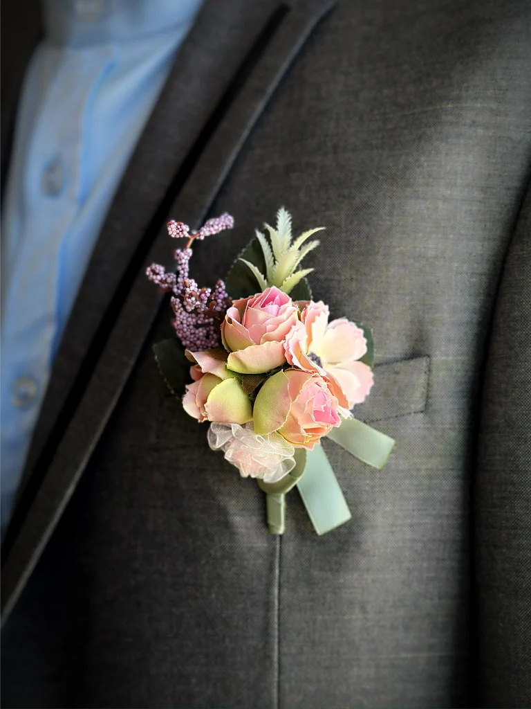 Petal Blush - Boutonniere & Corsage - Image 2