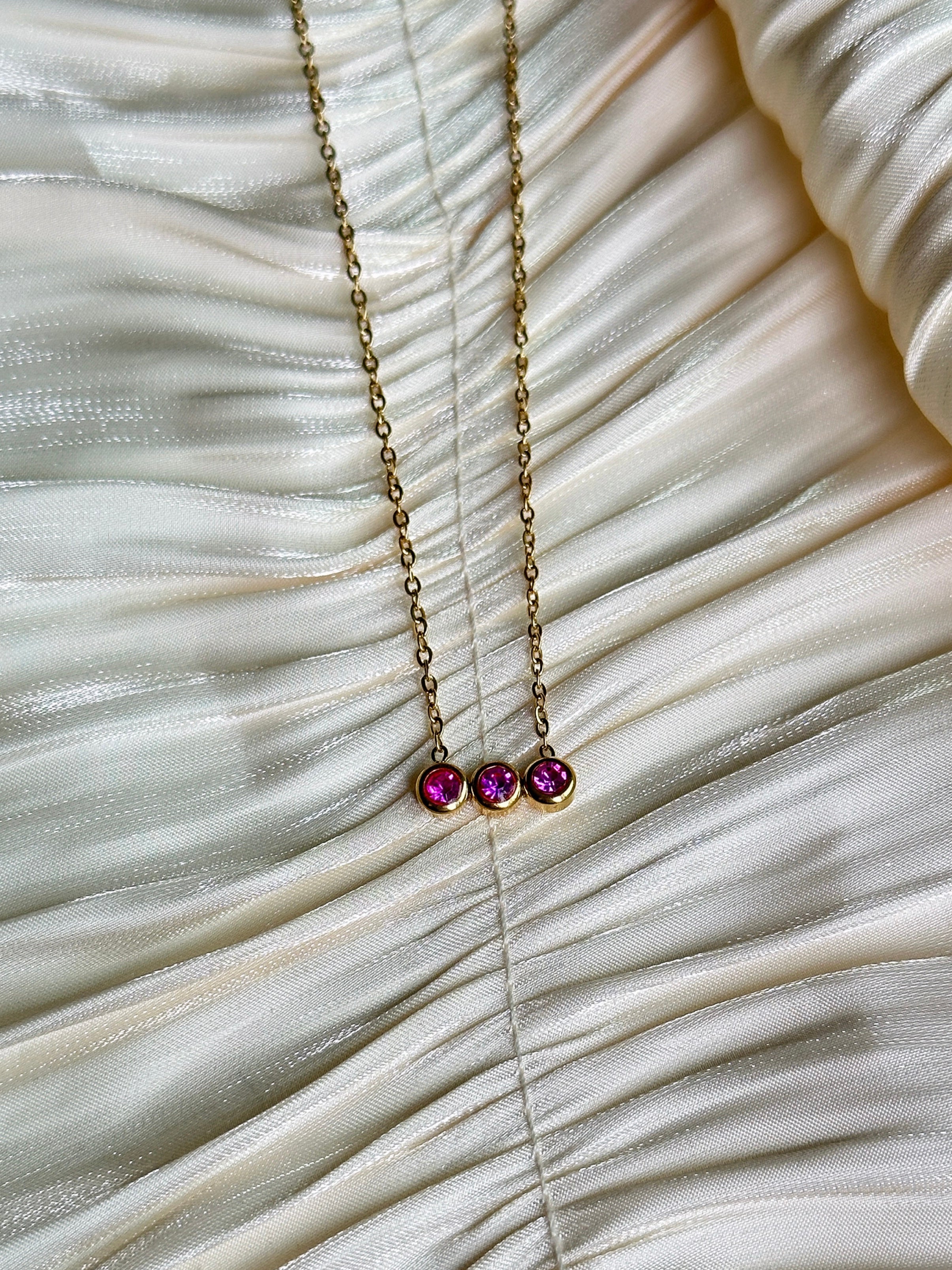 Amara - Necklace (Pink) - Image 2