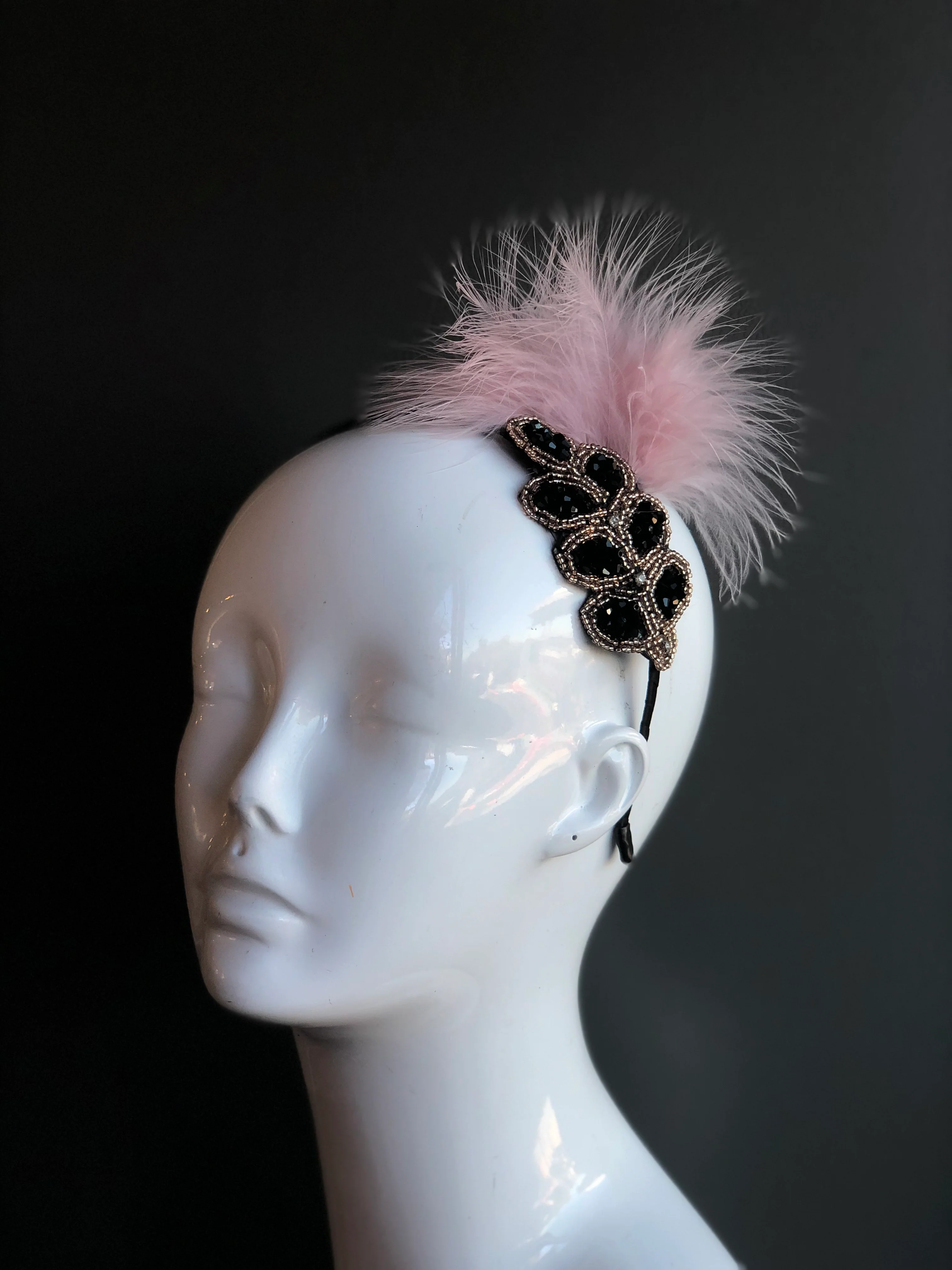 Midnight Rose Feather Set - Pink - Image 2