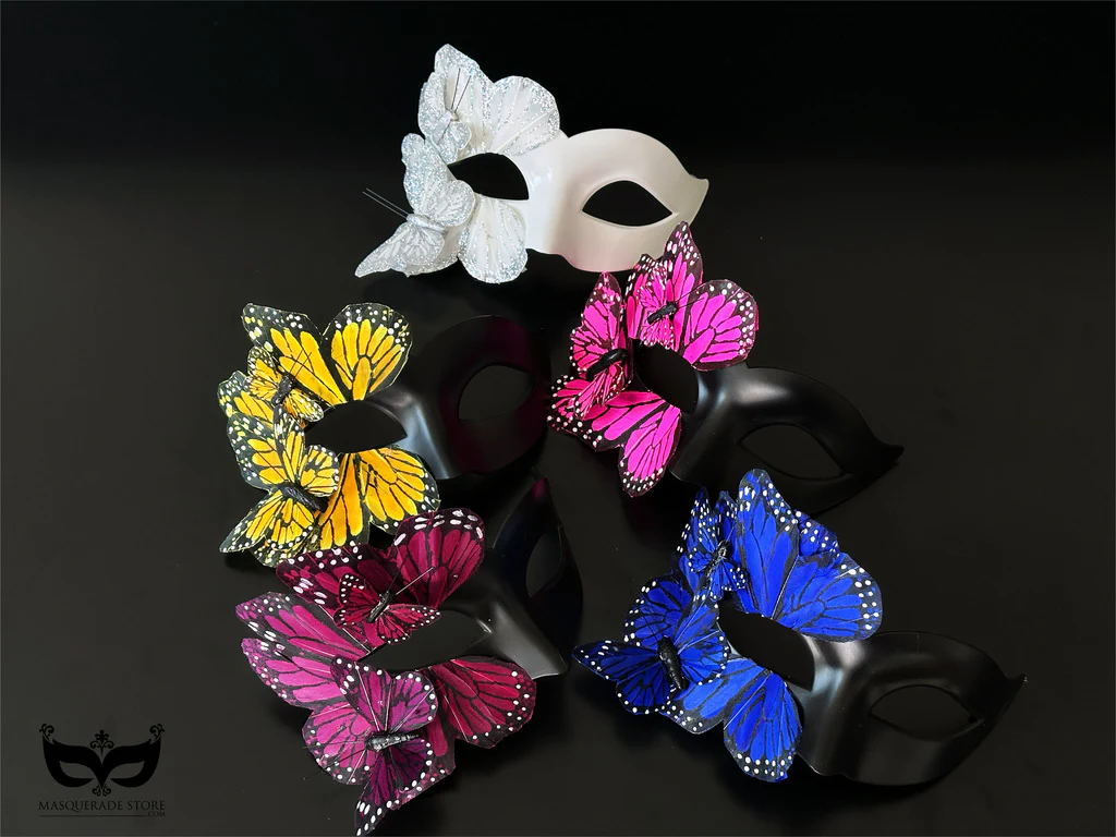 Butterfly Mask - Black and Purple - Image 10