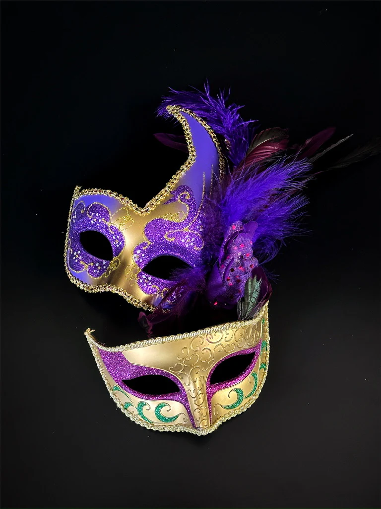 Purple Gold Mardi Gras Duo - Image 2
