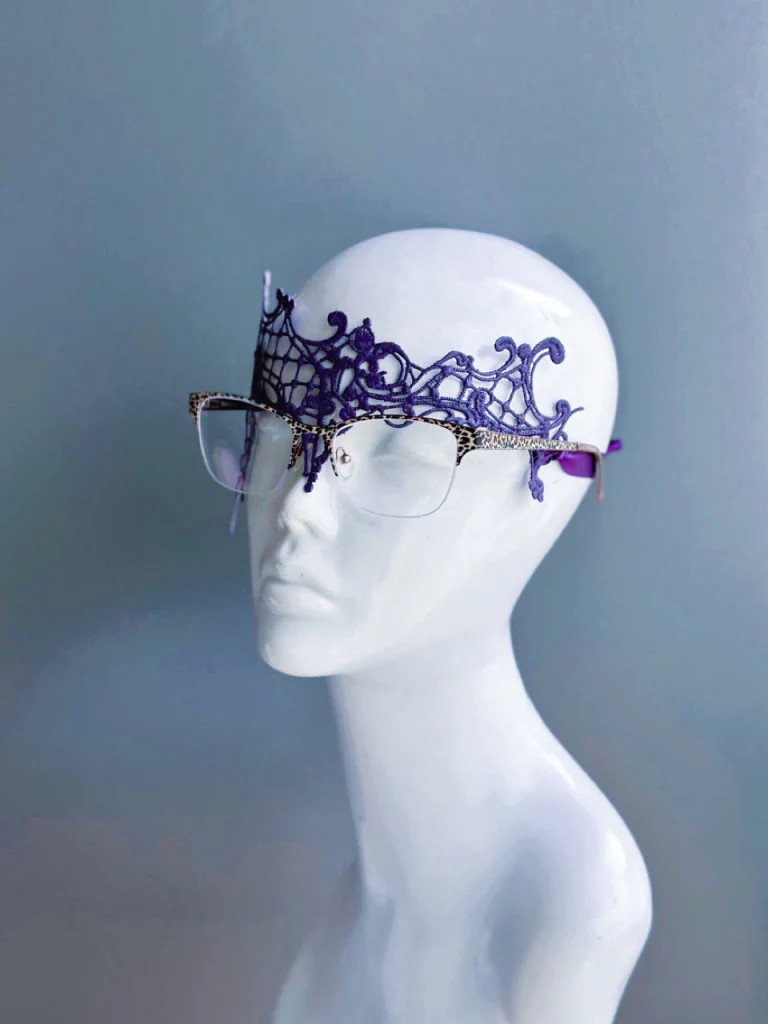 Gilded Eyeglass Noir - Purple - Image 2