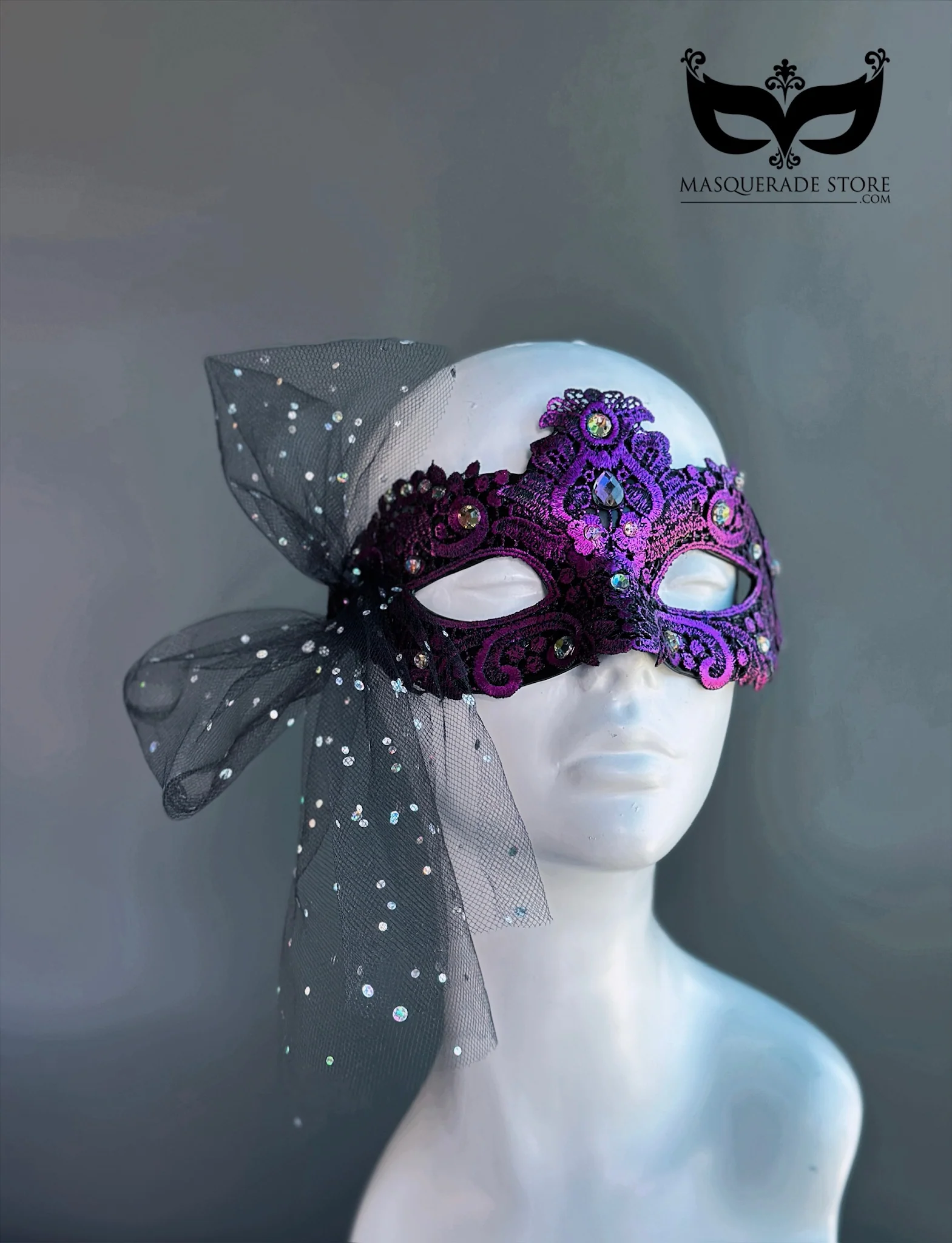 Twilight Gleam – Masquerade Mask - Image 2