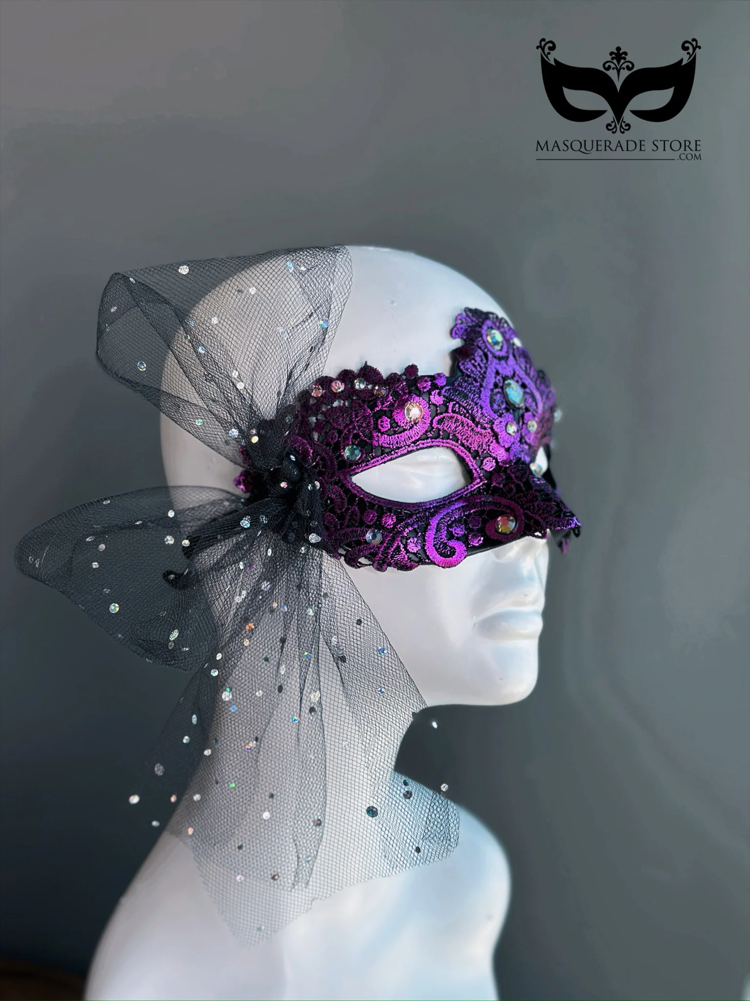 Twilight Gleam – Masquerade Mask - Image 3