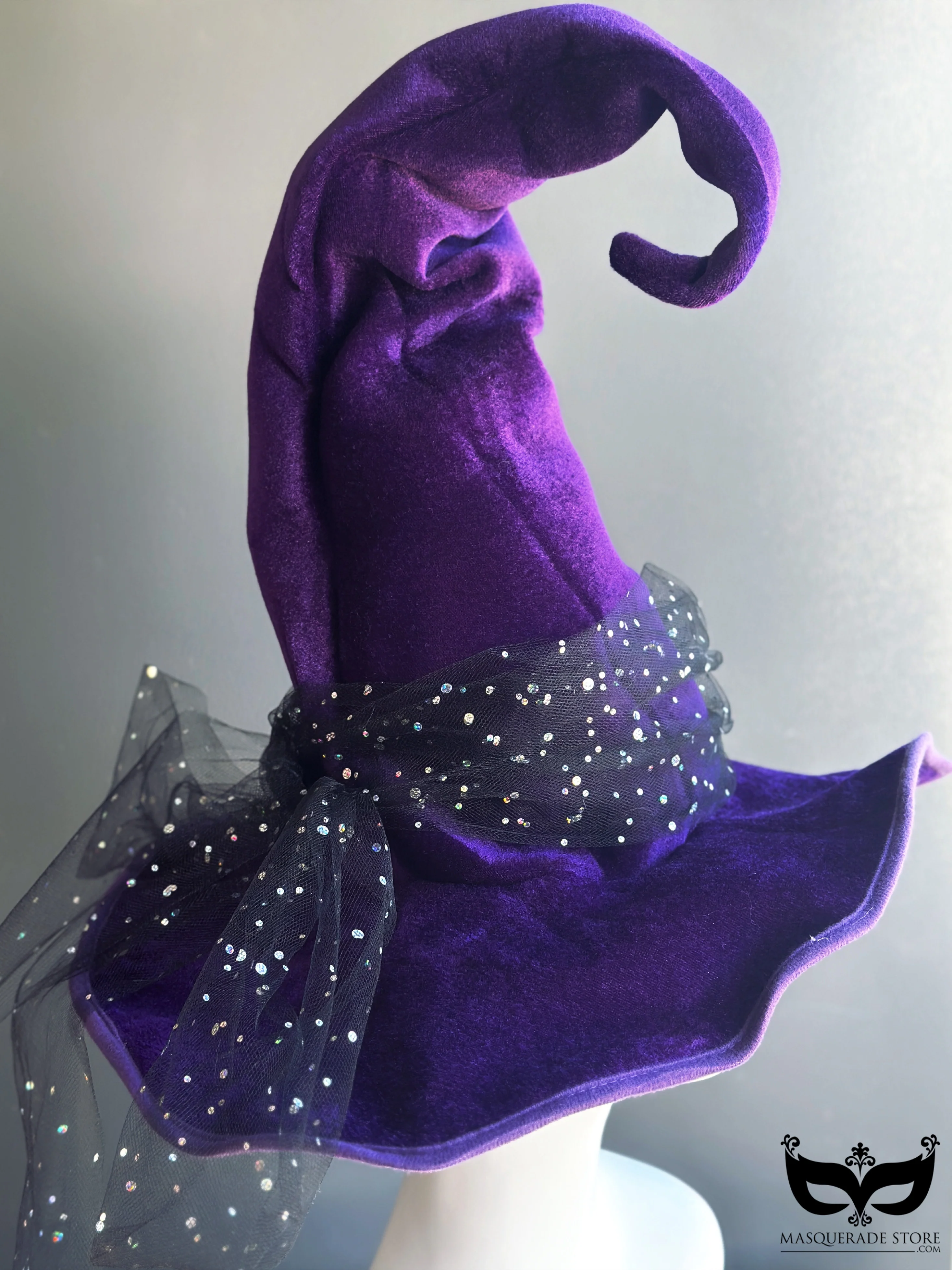 Enchanted Starlight Witch Hat - Purple - Image 3