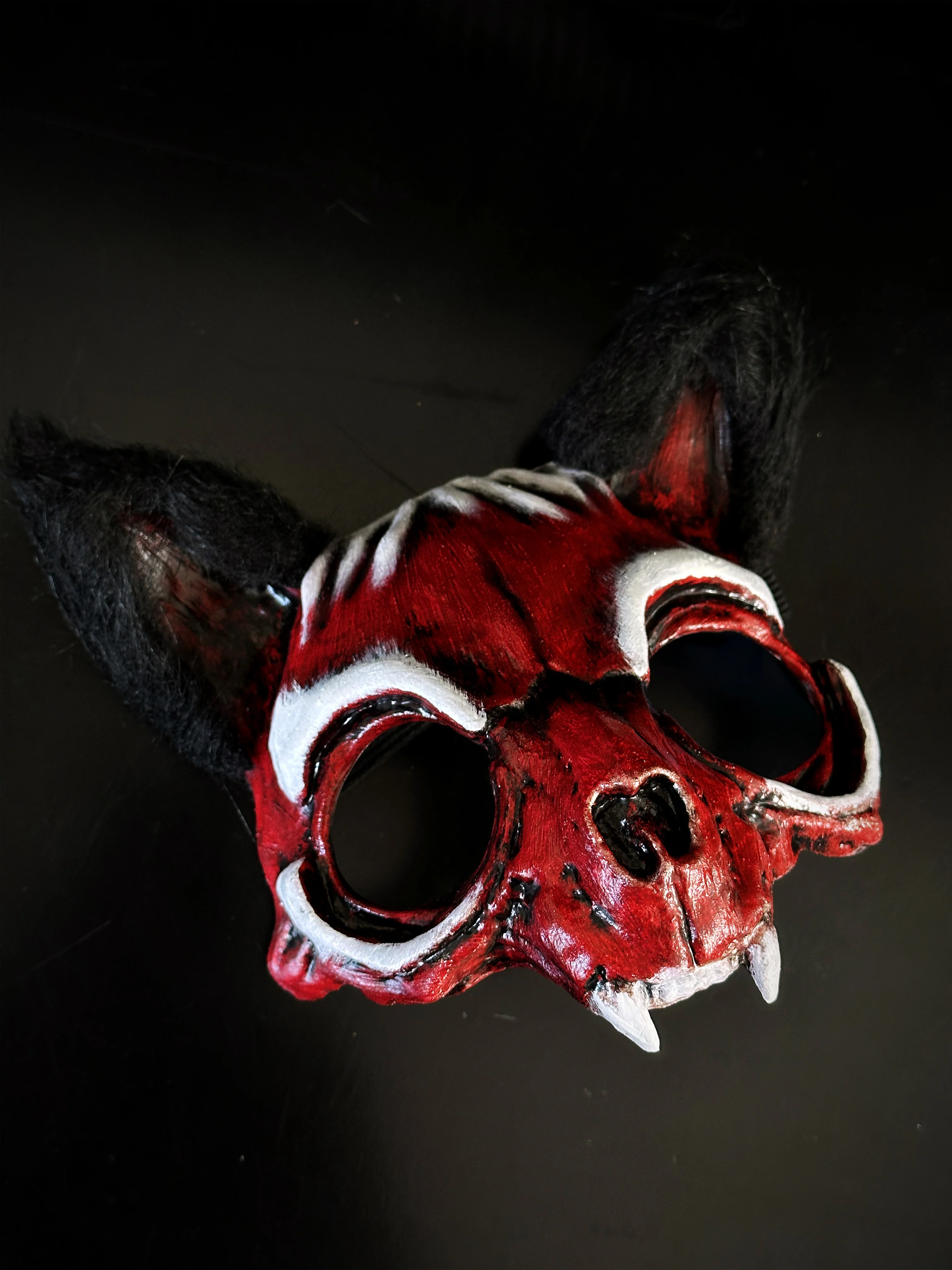 Vampire Cat Mask - Bloodfang