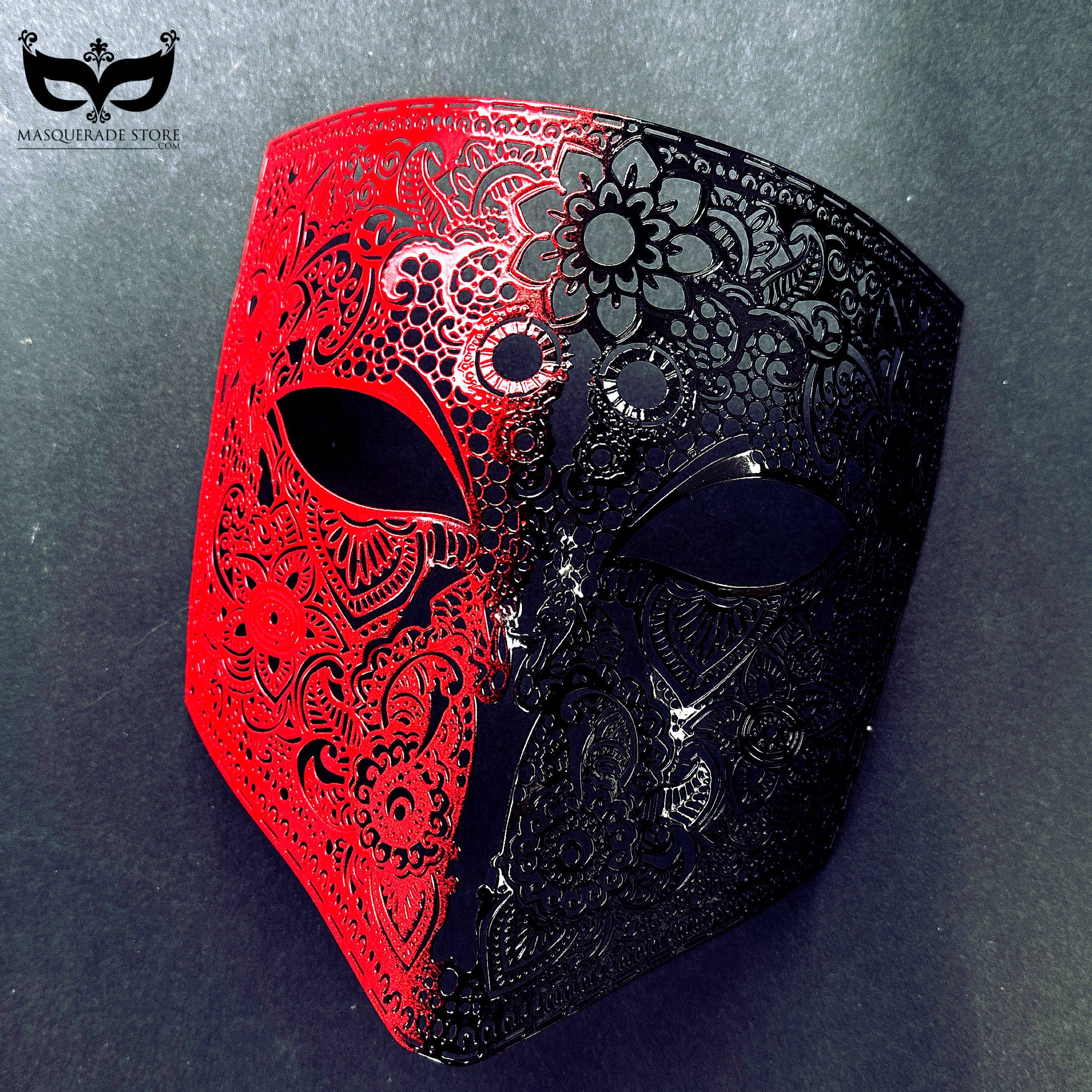 Knights Veil Crimson - Red & Black