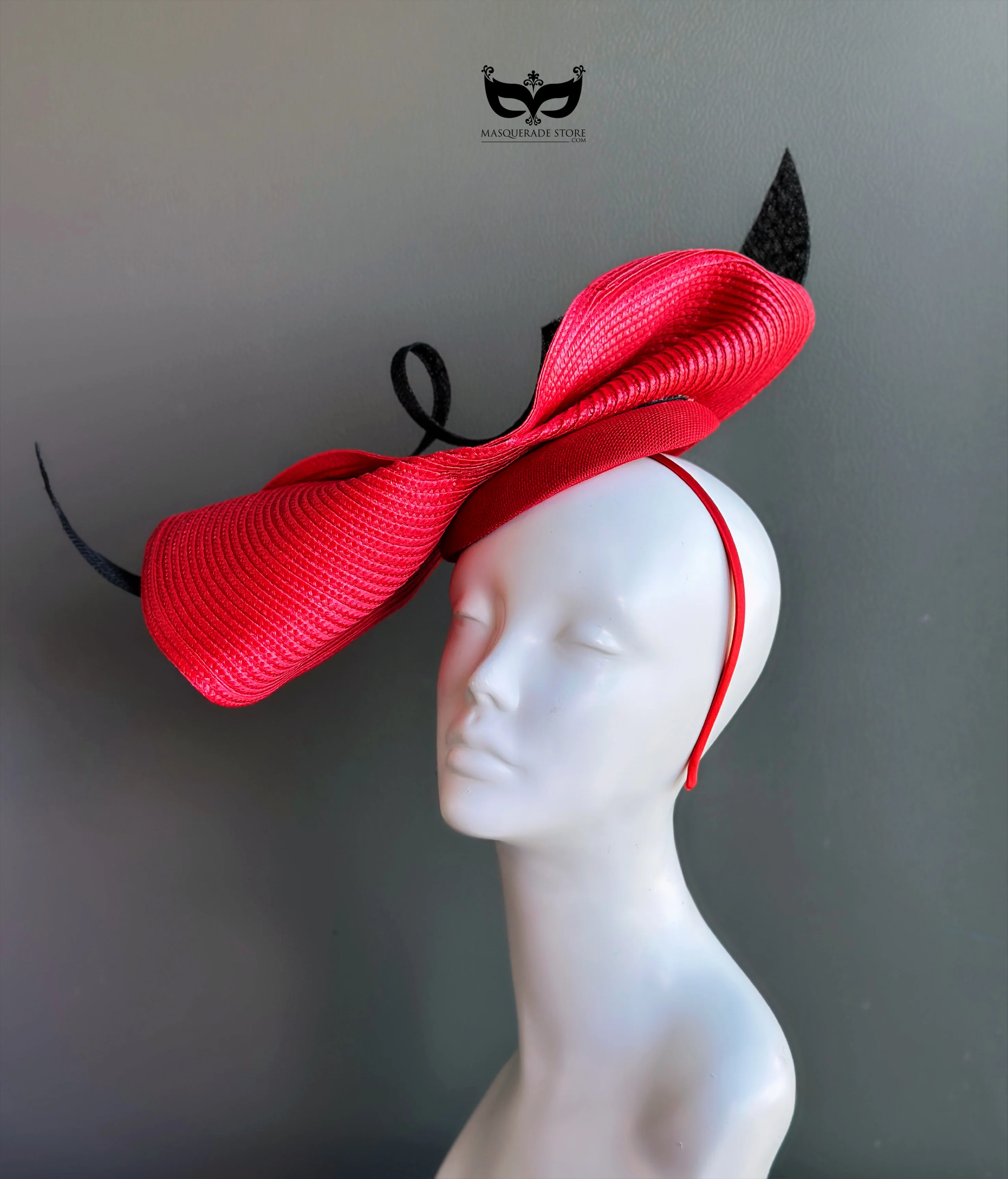 Crimson Bow - Red/Black - Image 3
