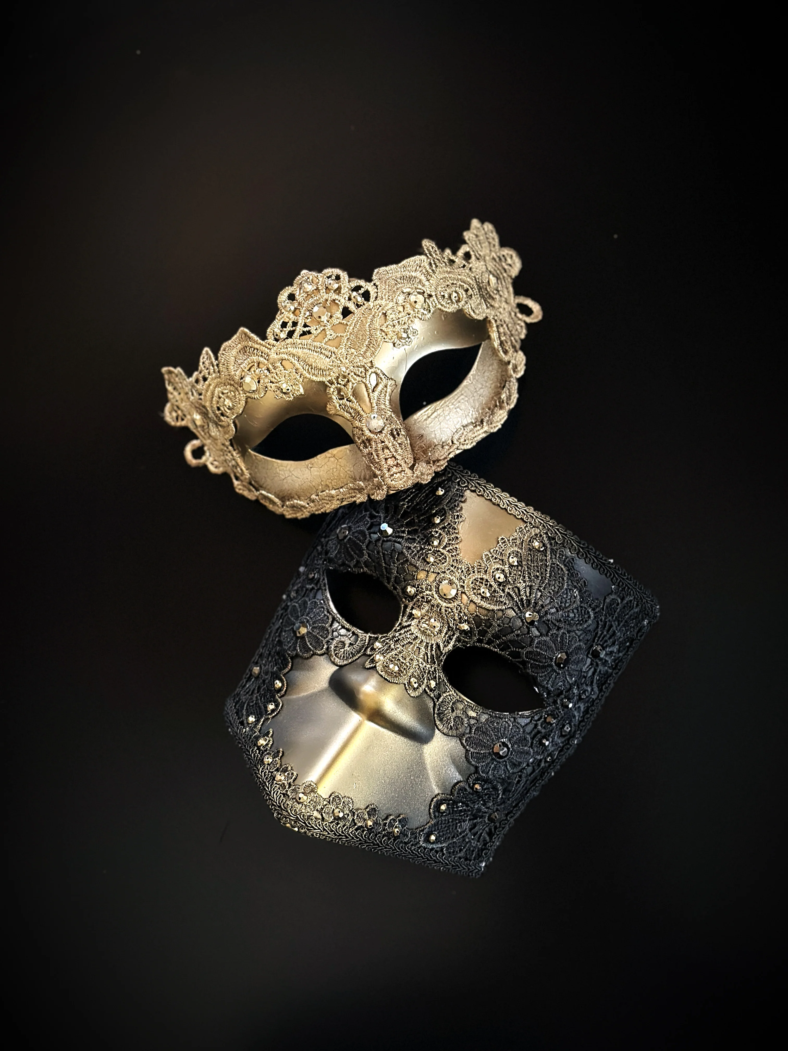 Regal Veil Masks - Gold/Black - Image 2
