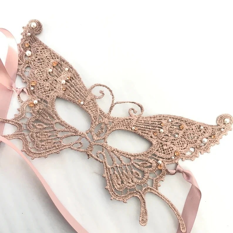 Rose Gold Butterfly Mask - Ages 3+