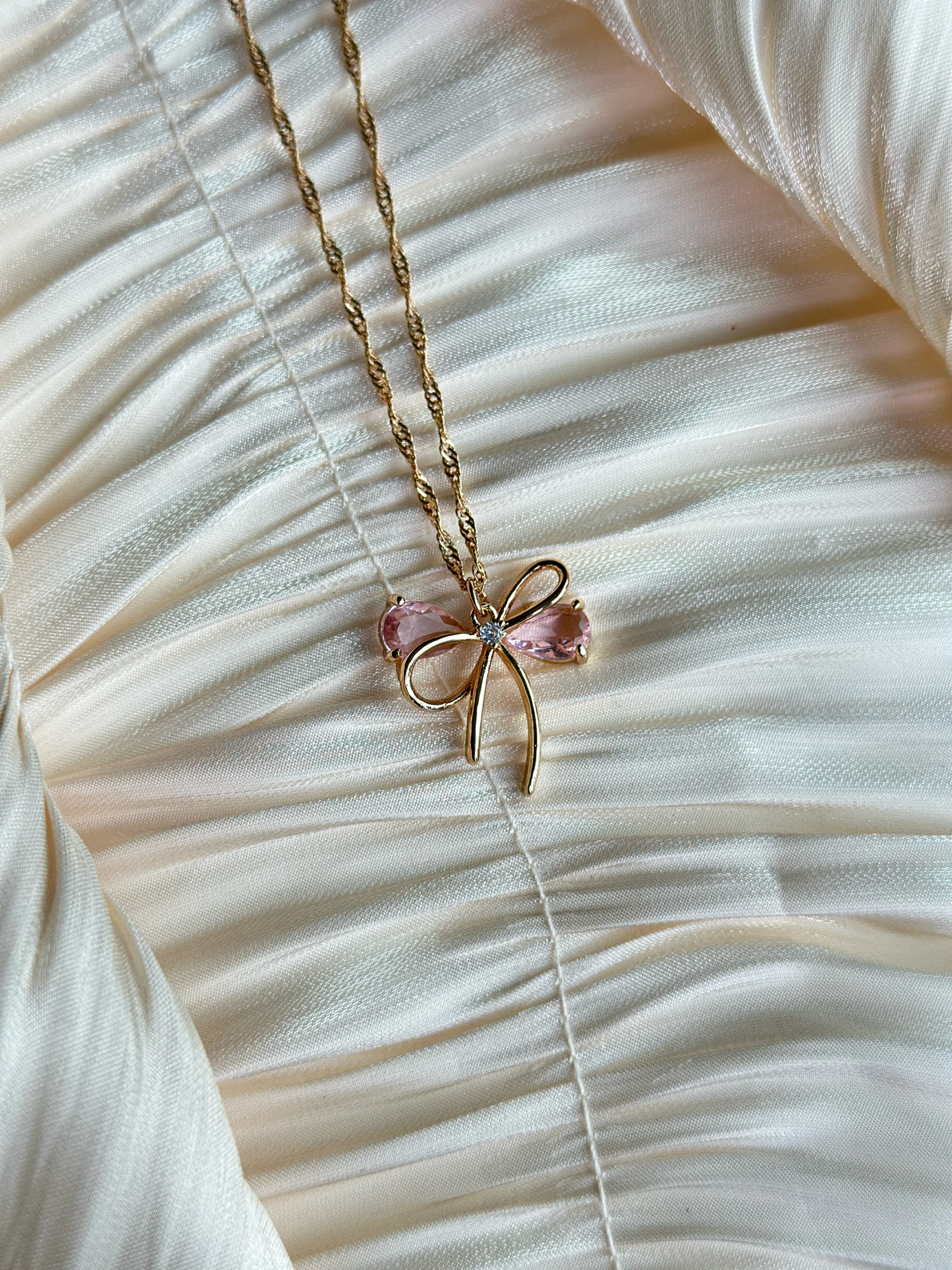 Roselle - Necklace (Pink) - Image 3