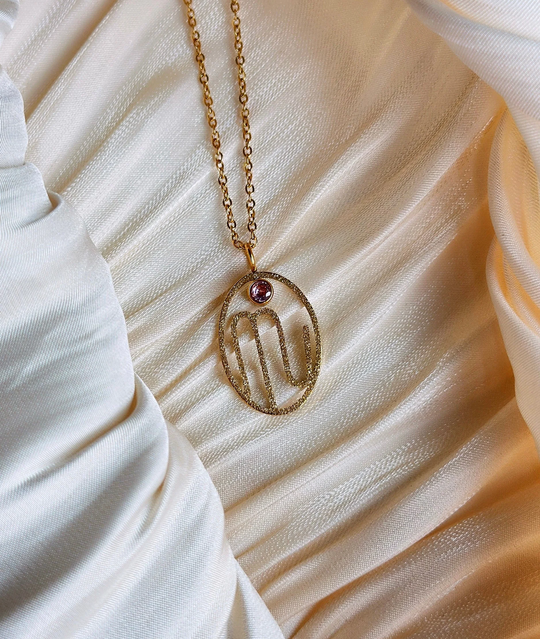 Scorpio - Zodiac Necklace (Gold)