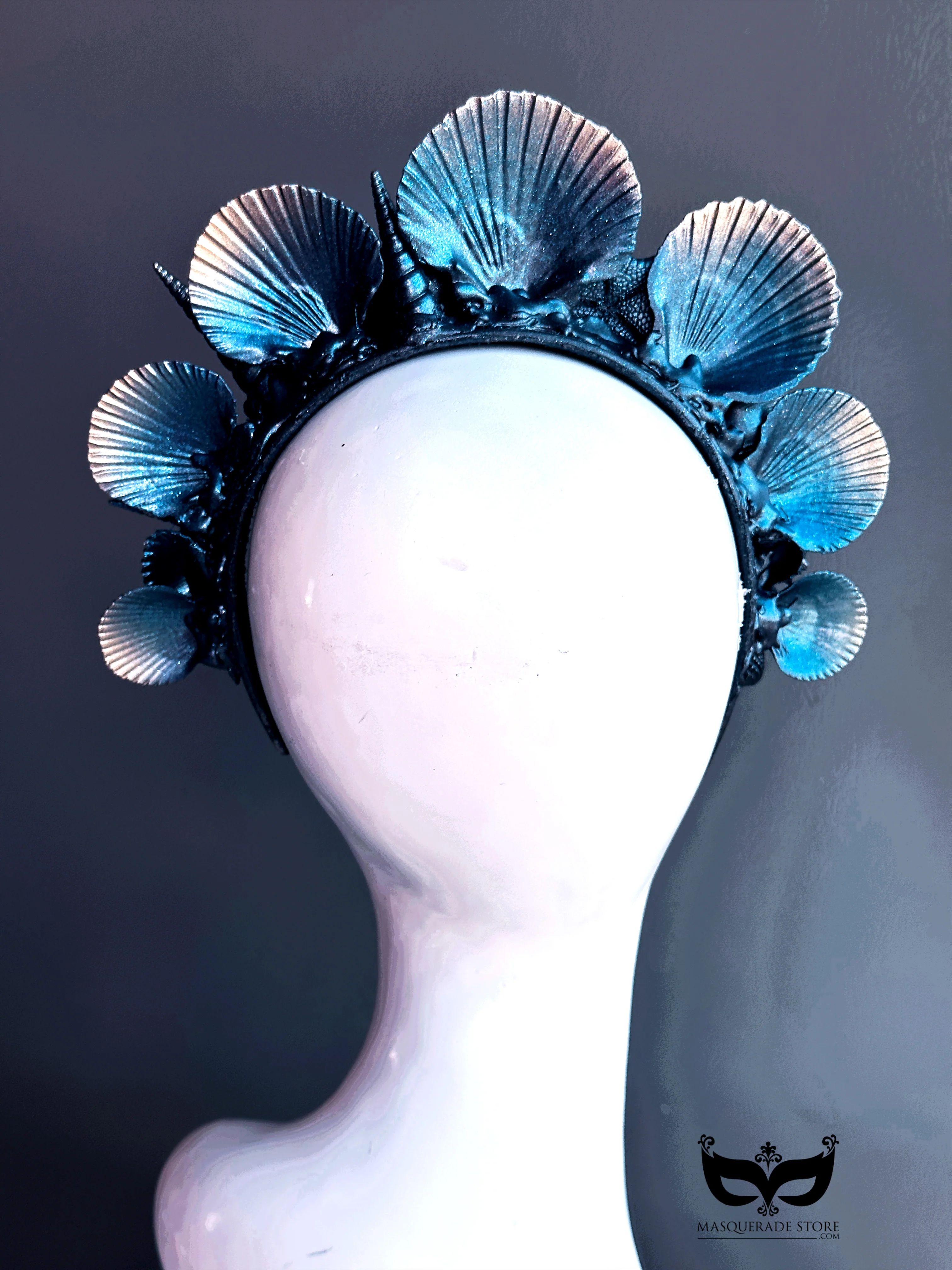 Seashell Crown - Blue/Black - Image 6
