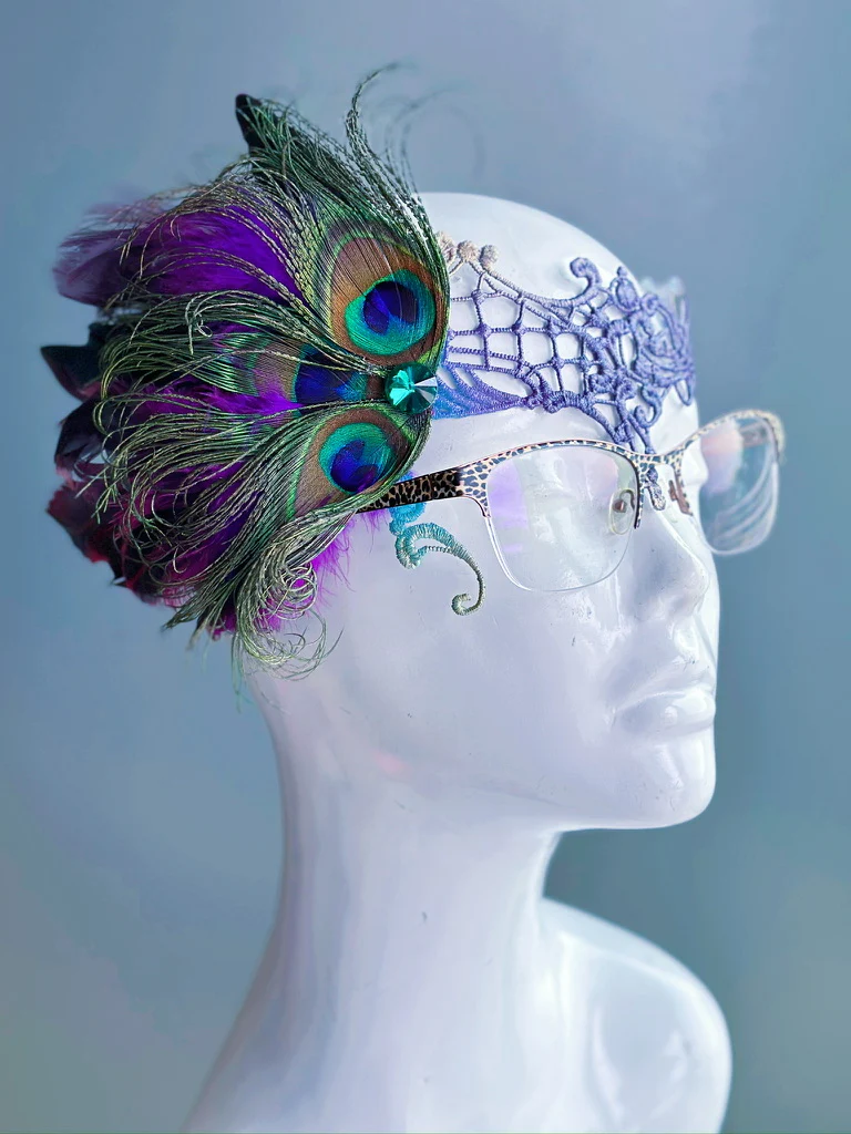 Eyeglass Mask - Purple Shades - Image 2
