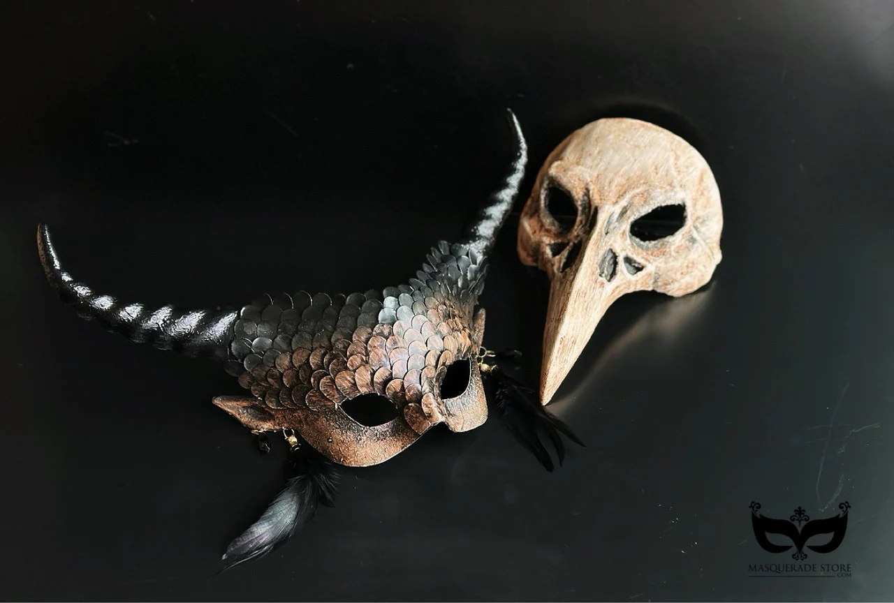 Shadow Plague Doctor Couples - Bronze/Black