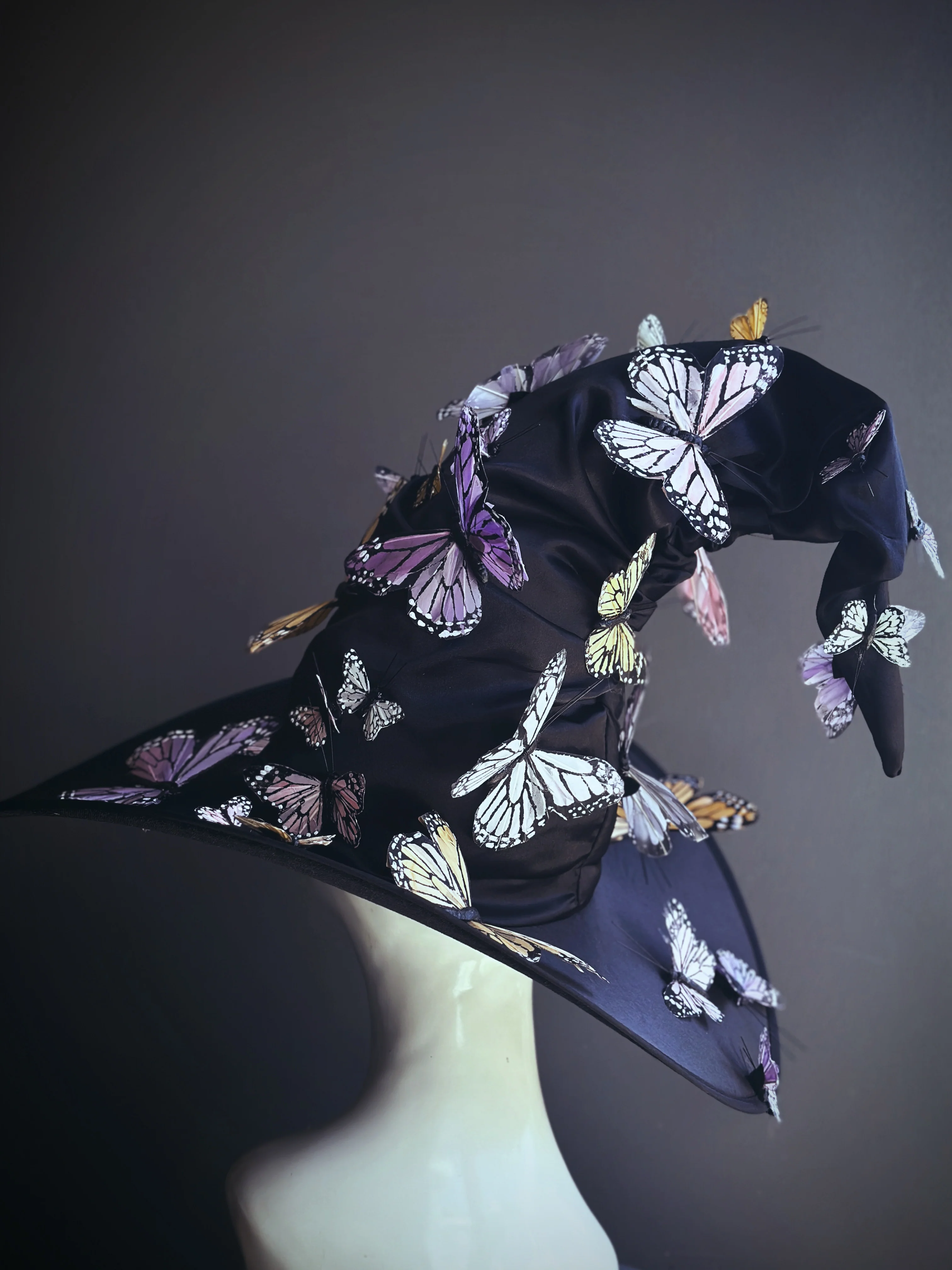 Signature Witch Hat - Pastel Butterflies - Image 3