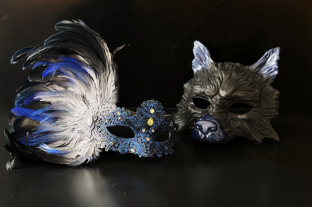 Azure Wolf Set - Blue, Silver and Black