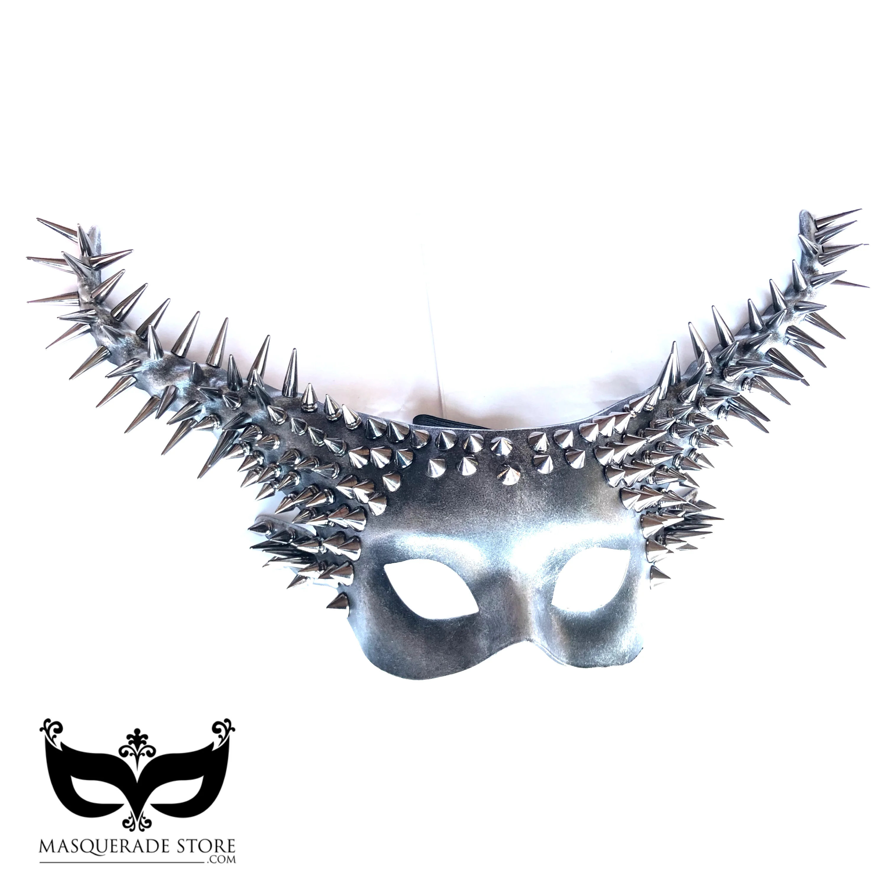 Horn Spiked- Silver Mask
