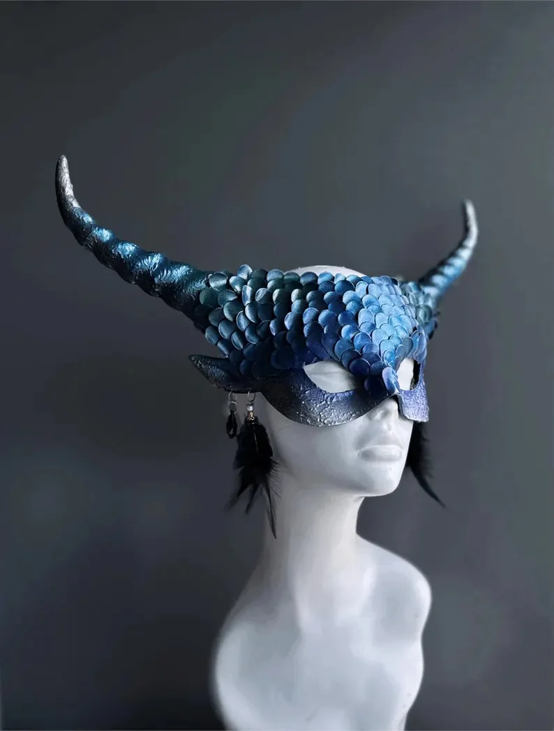 Dragon Nightspire Horn Mask - Skyfang - Image 3