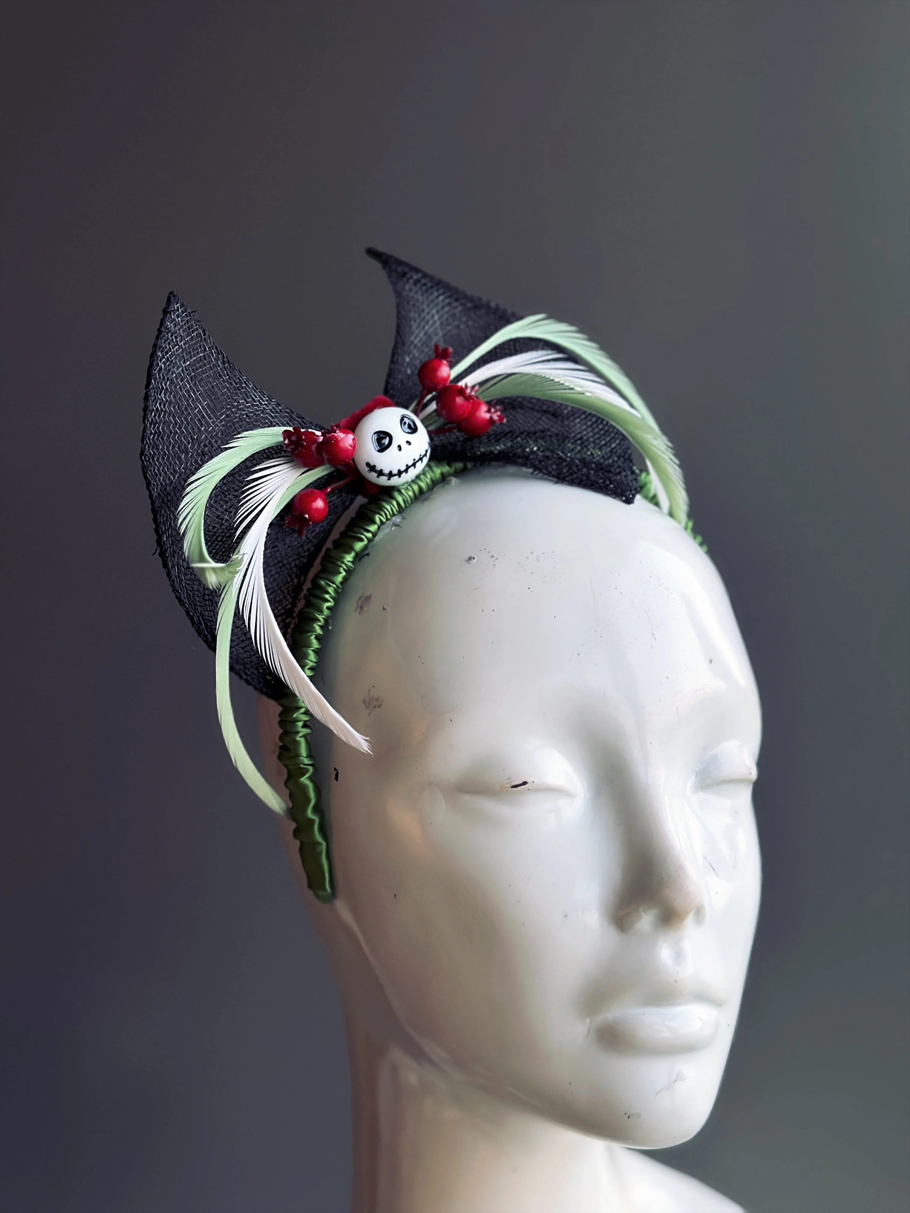 Spooky Holiday Skull Headband - Image 3
