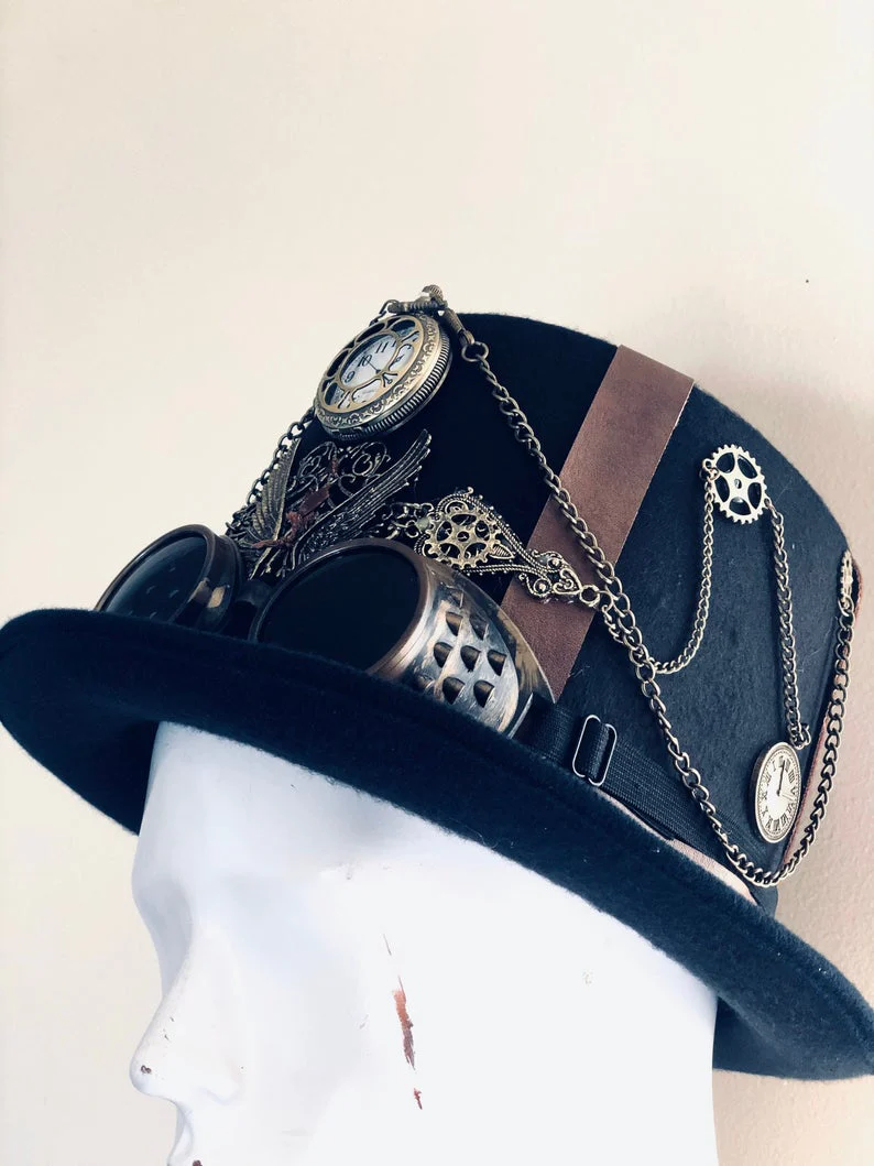 Time Keeper Hat - Brown/Black - Image 2